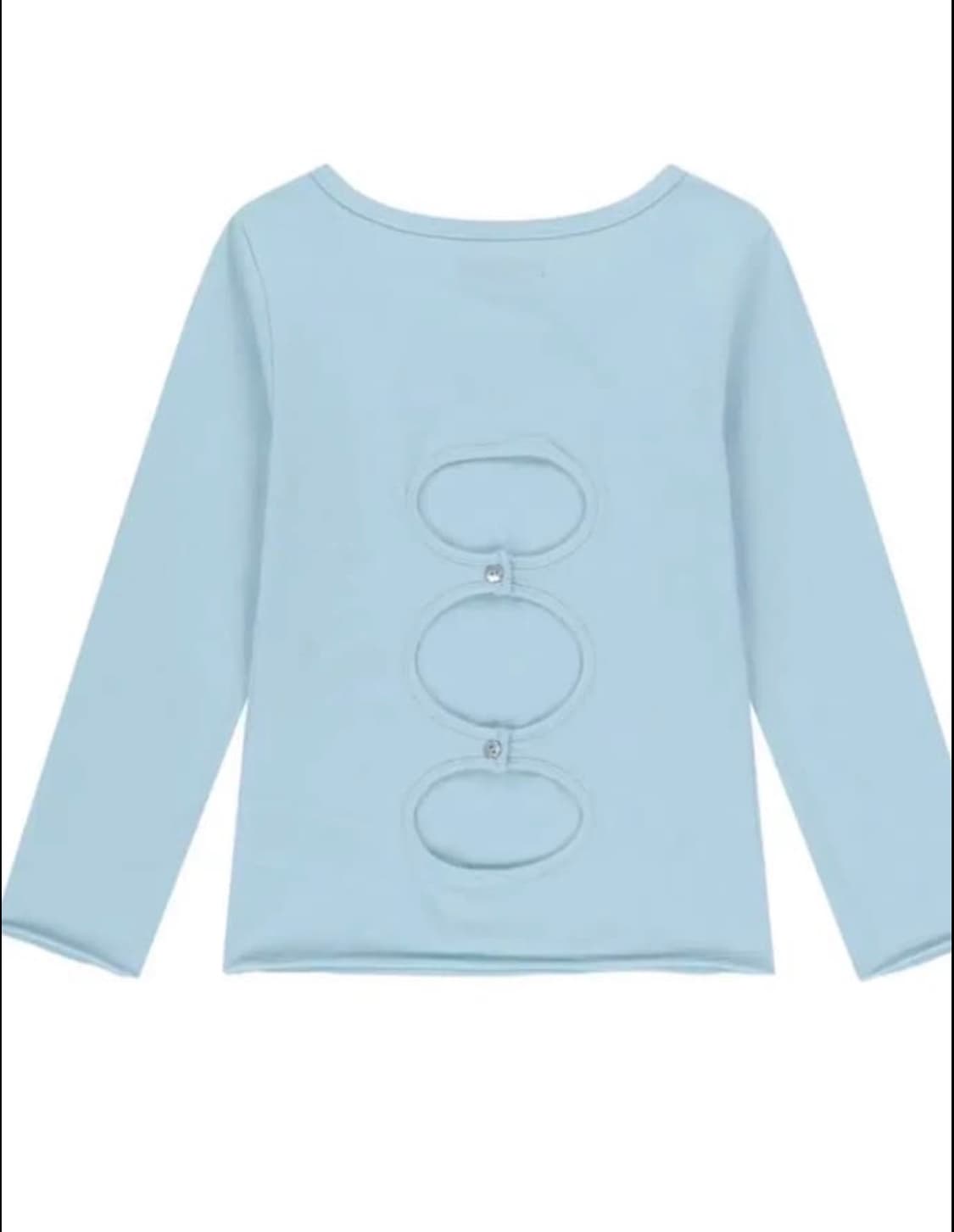 코이세이오 back circle capri sleeves sky blue 상품이미지2