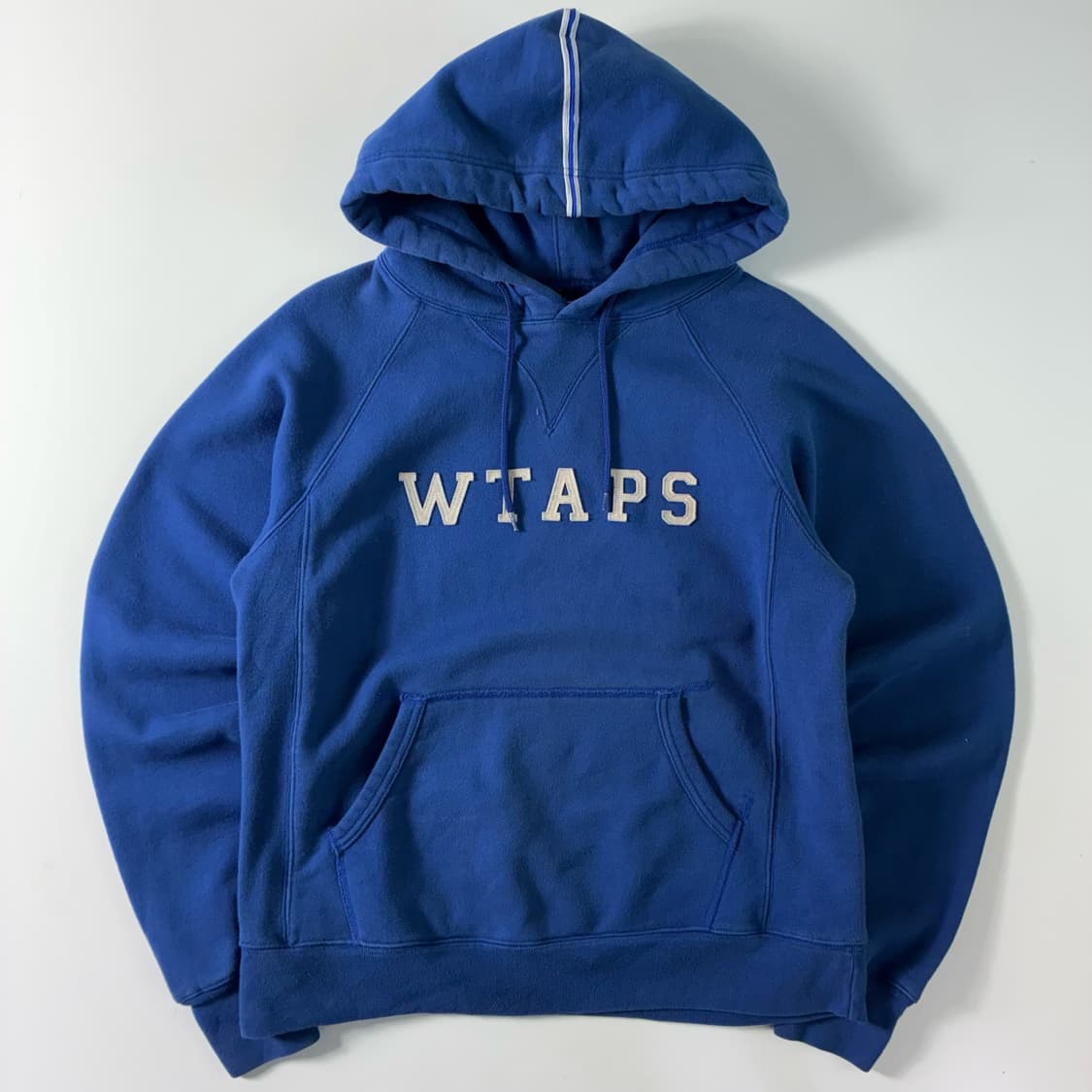 Wtaps  더블탭스 코튼 스펠아웃 블루 후드티  상품이미지1