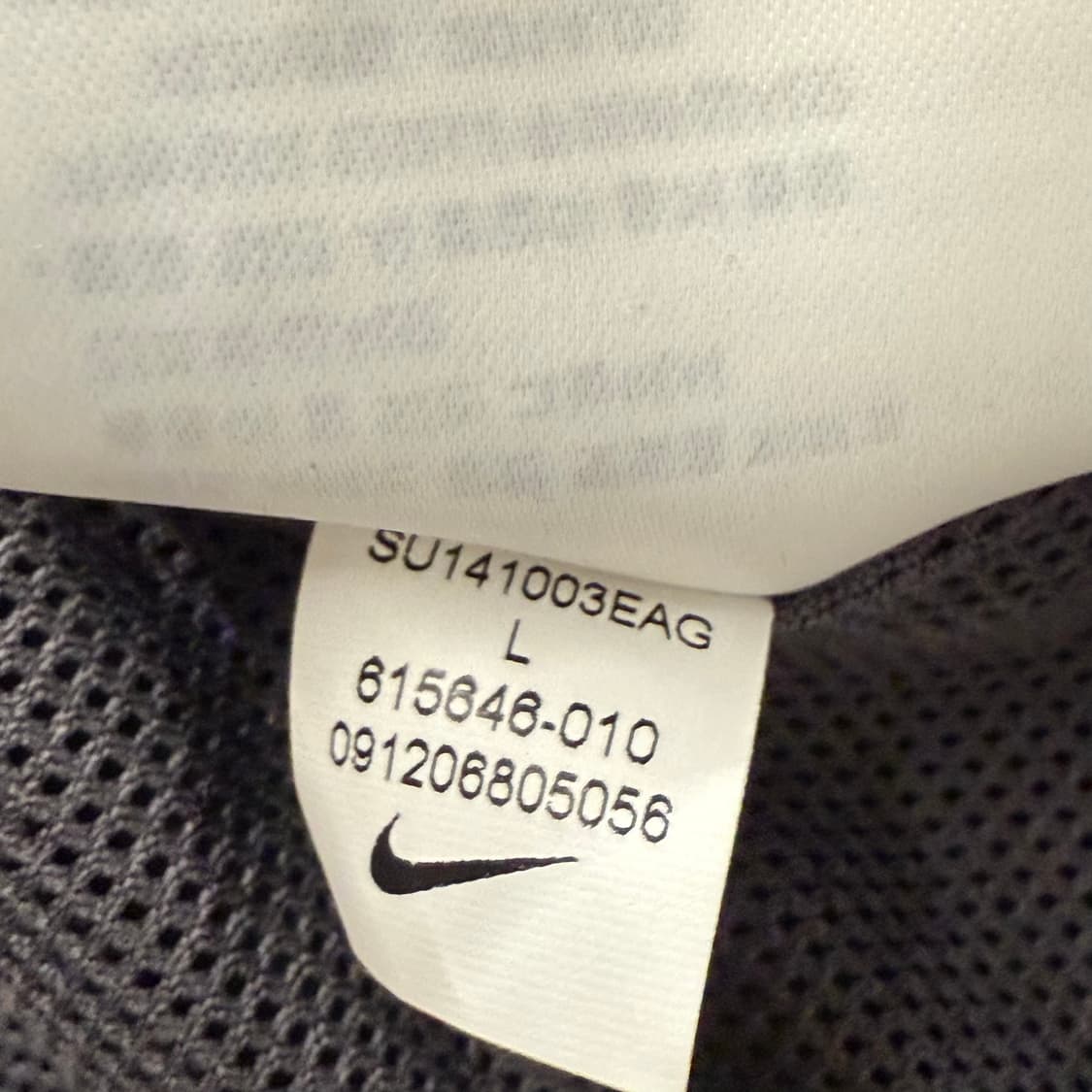 [정품/L] 나이키 후드 바람막이 블랙 b19 상품이미지7