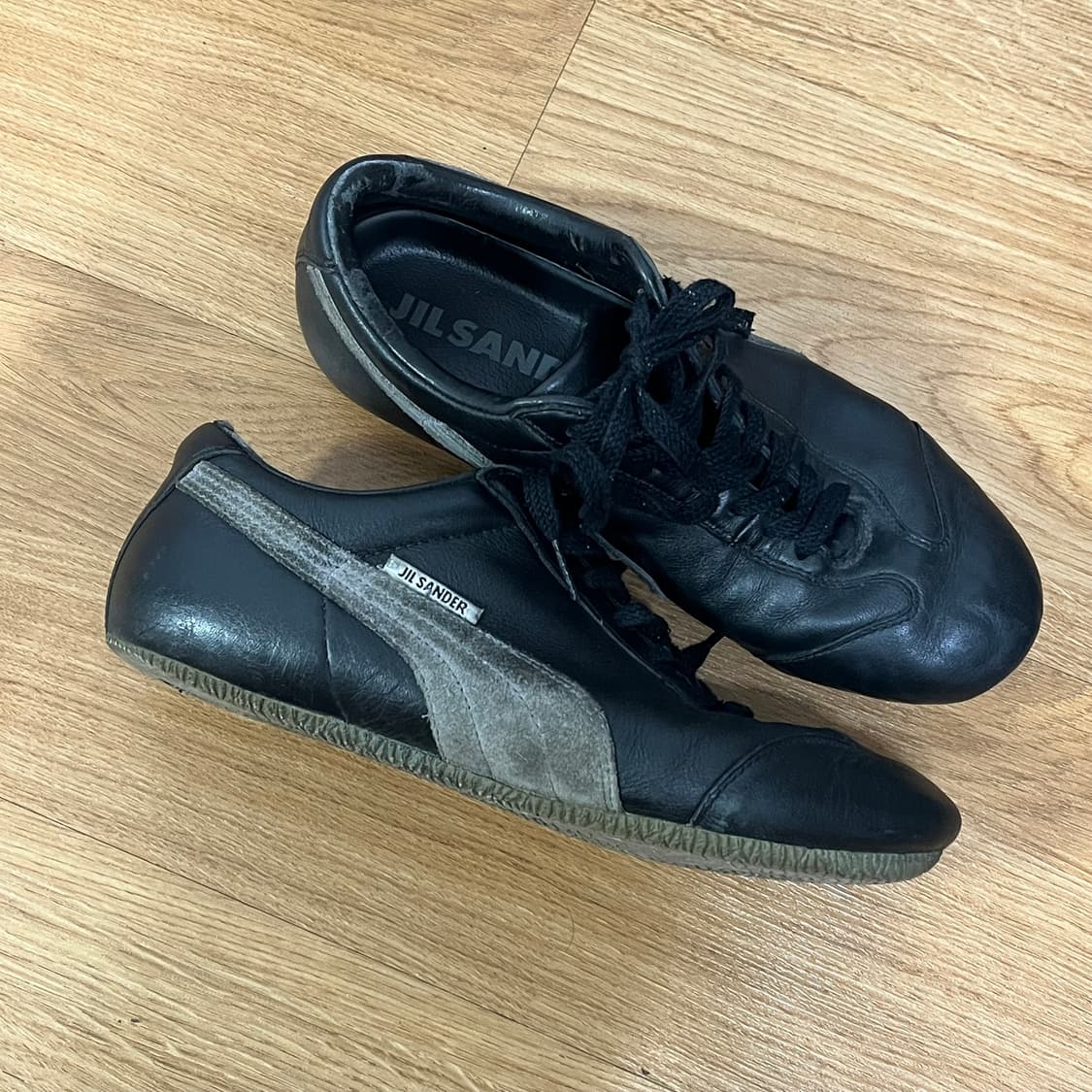 푸마 질샌더 블랙 레더 스니커즈 280 퓨마 상품이미지2