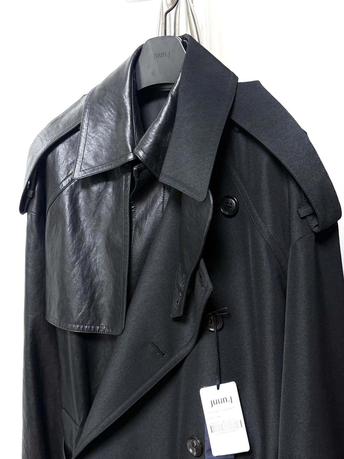 준지 20fw 컬렉션 아수라 레더 트렌치 코트 46 상품이미지6