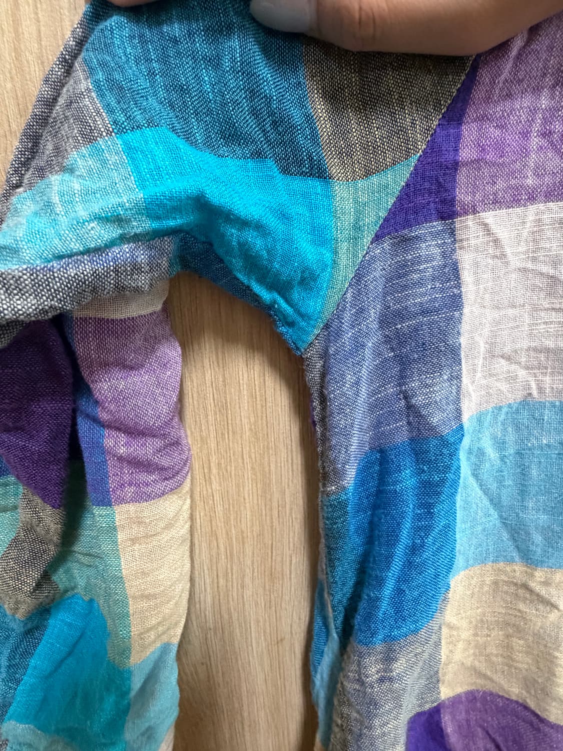 모리걸 체크 블라우스 셔츠 하구미 스즈코 상품이미지3