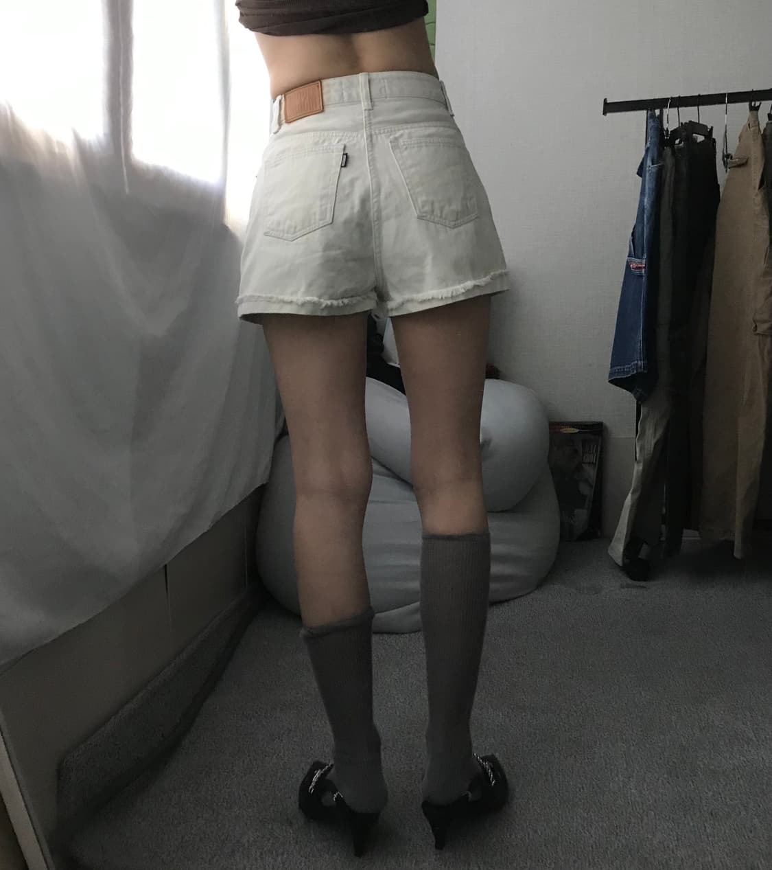 미스치프 아이보리 쇼츠 상품이미지4