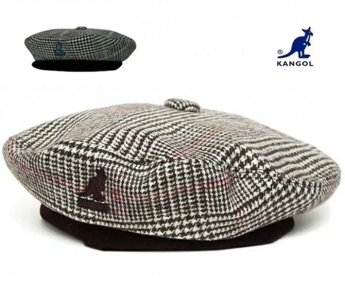 캉골 체크 베레모 K4304HT LX 상품이미지1