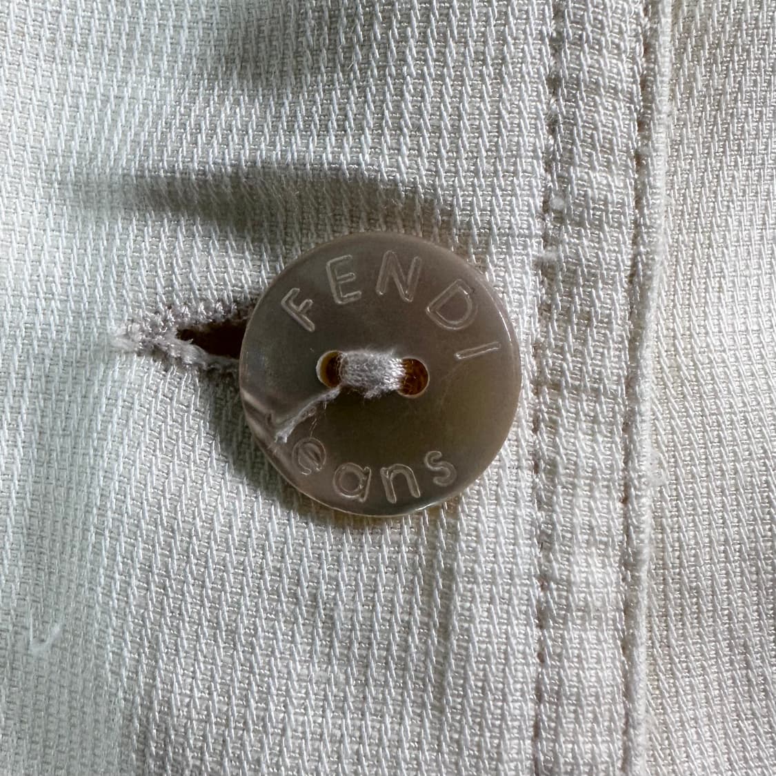 90s 펜디 린넨/코튼 자켓 상품이미지5