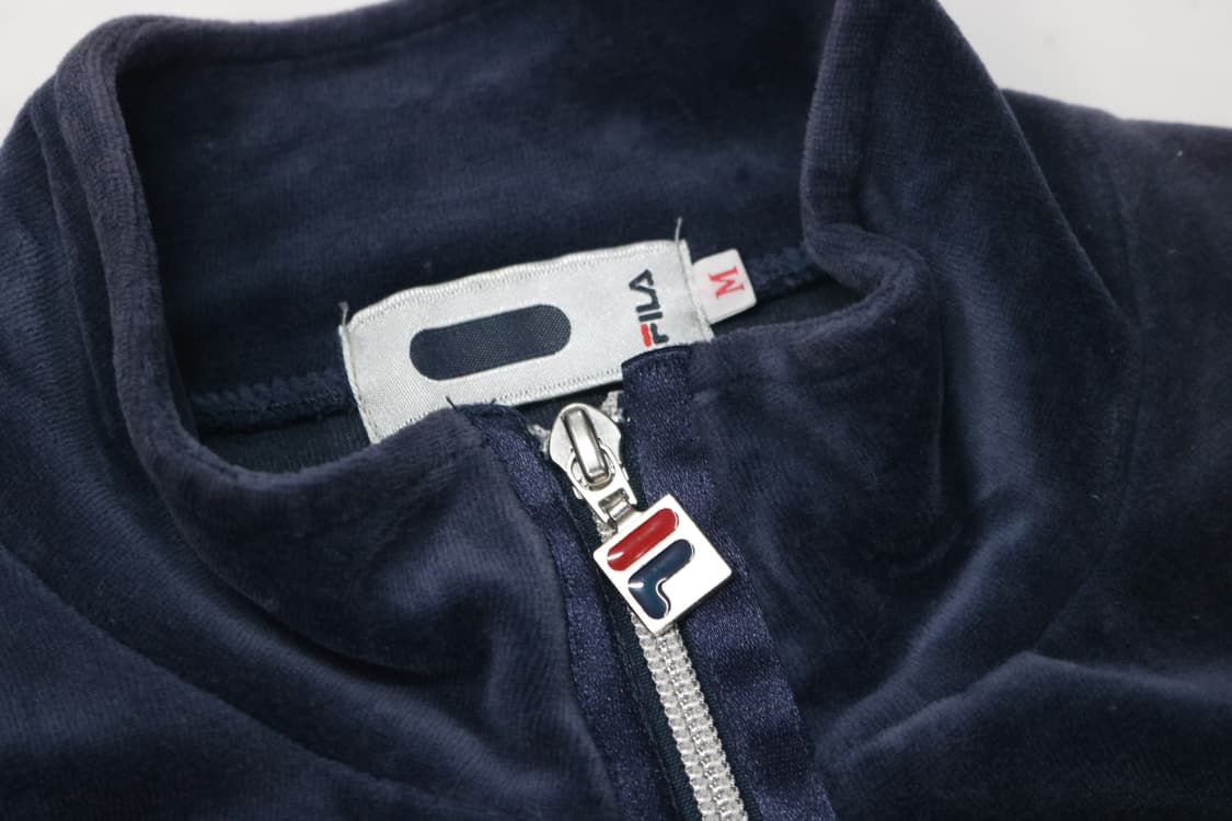 일본 휠라 벨벳 집업 져지 상품이미지5