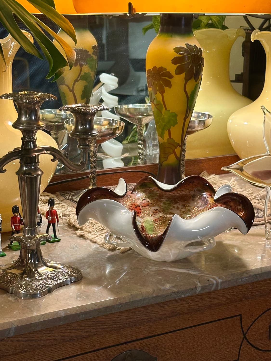 Italy murano artglass tutti frutti bowl  상품이미지6
