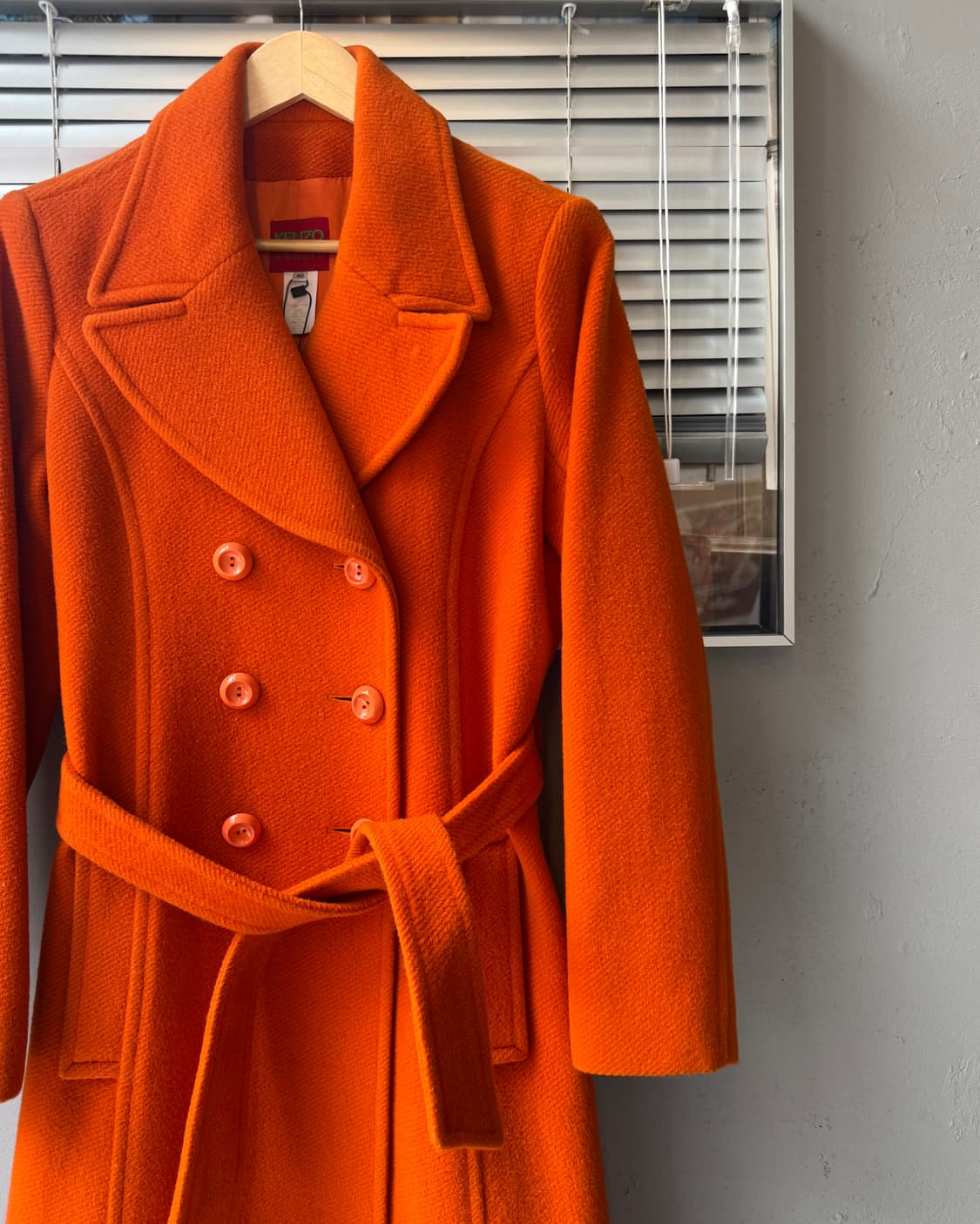 KENZO JUNGLE 80-90s double mohair coat 상품이미지2