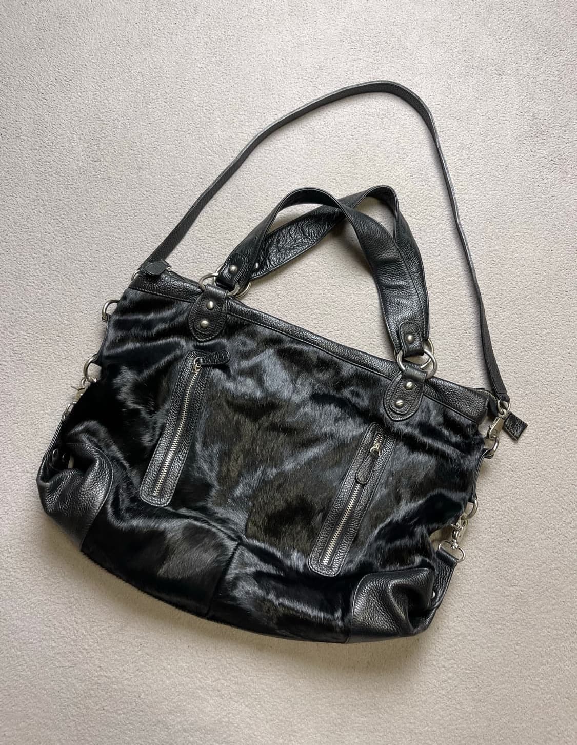 빈티지 양가죽 숄더 크로스백 상품이미지1