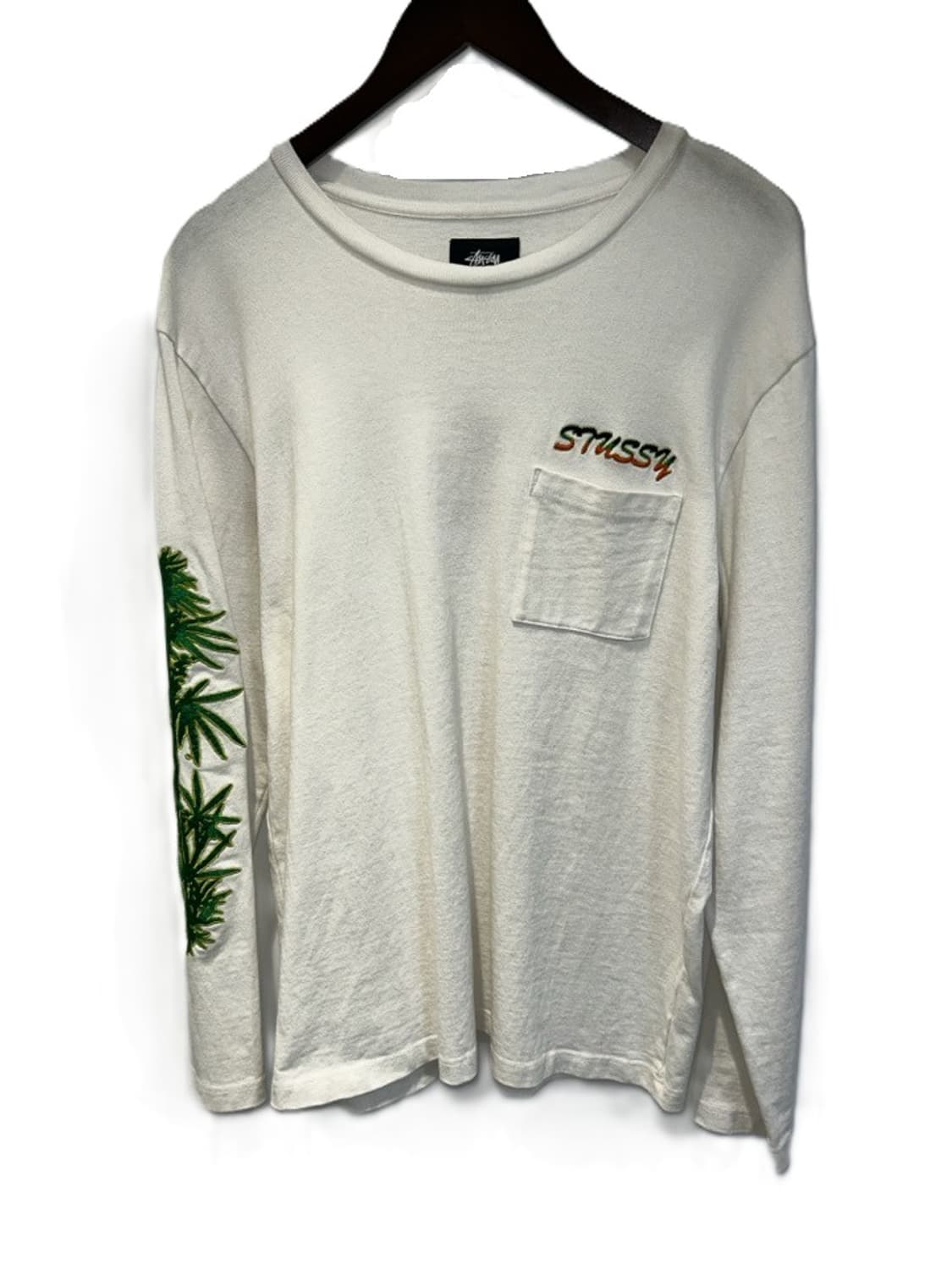 스투시 포켓 로고 롱슬리브 티셔츠 상품이미지1
