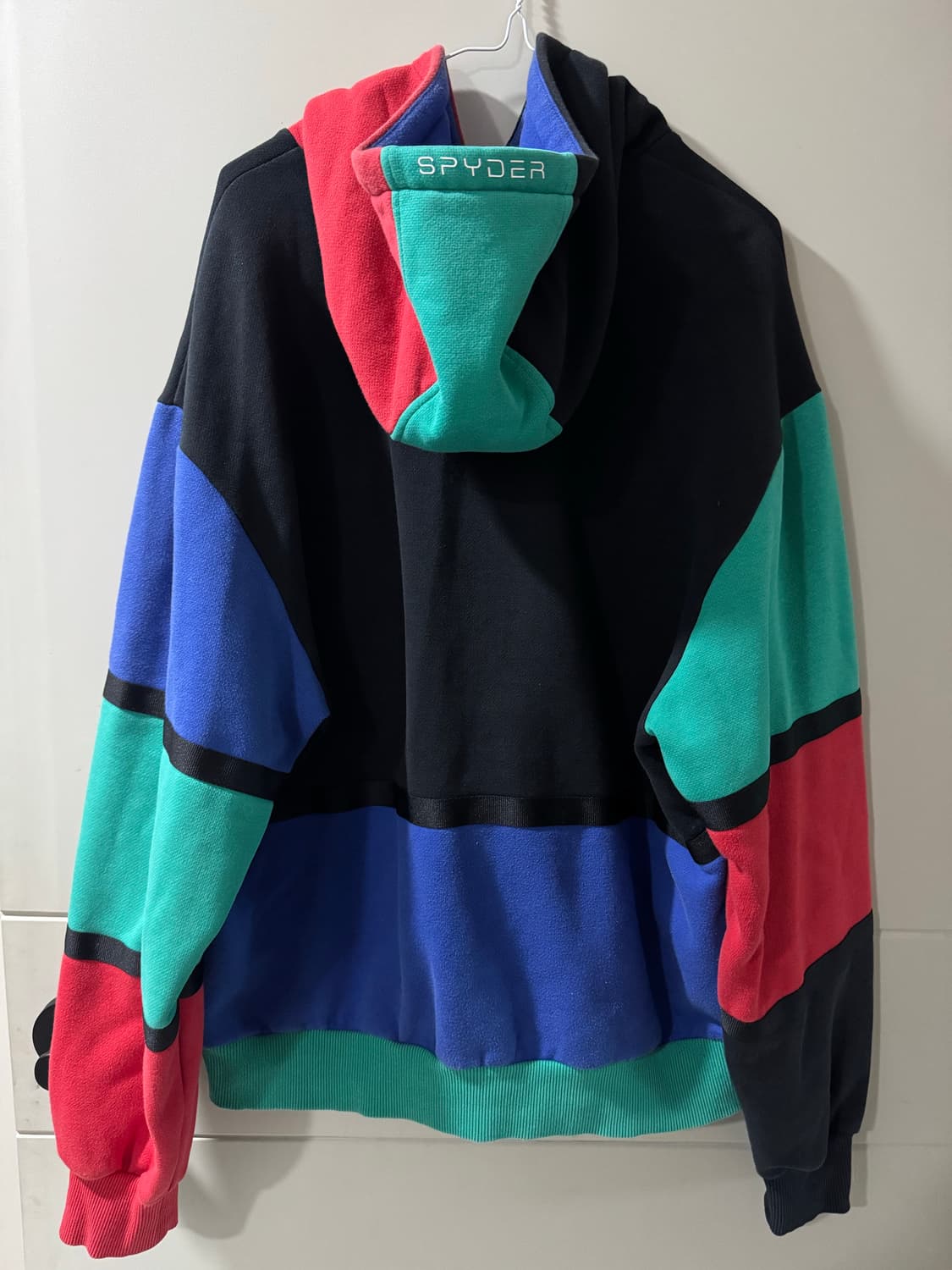 [100] 스파이더 멀티컬러 기모 후드티 상품이미지2