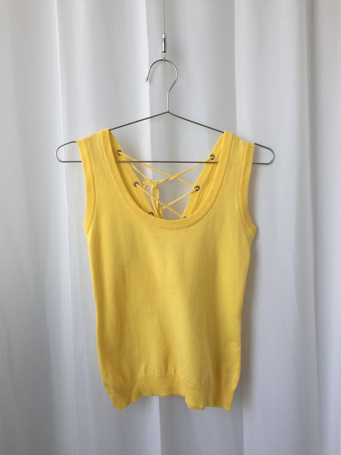[vintage] yellow sleeveless 상품이미지1