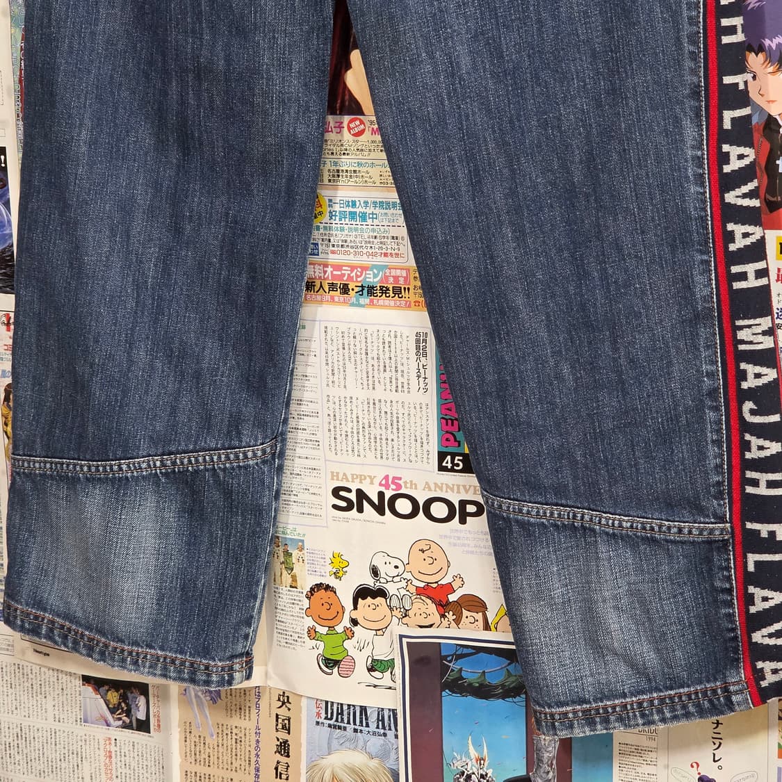 마자플라바 사이드 라인 투포켓 데님 카고 팬츠 상품이미지6