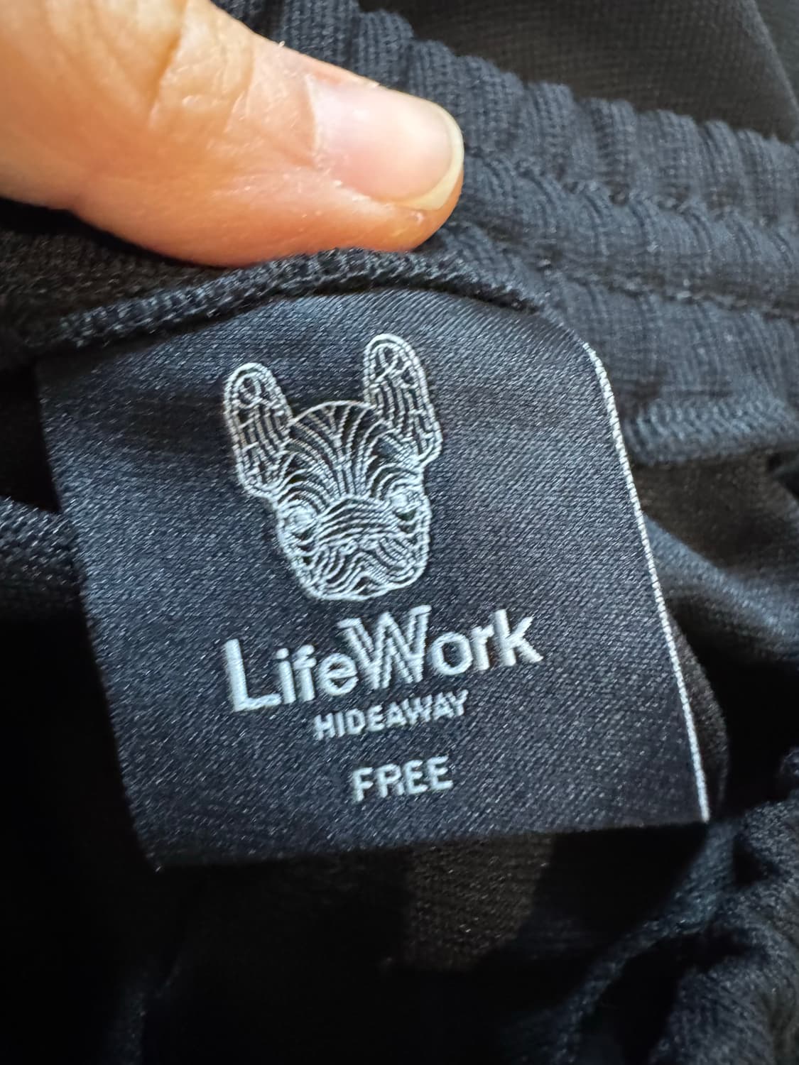 Lifework 라이프워크 블랙 카고 스커트 상품이미지3