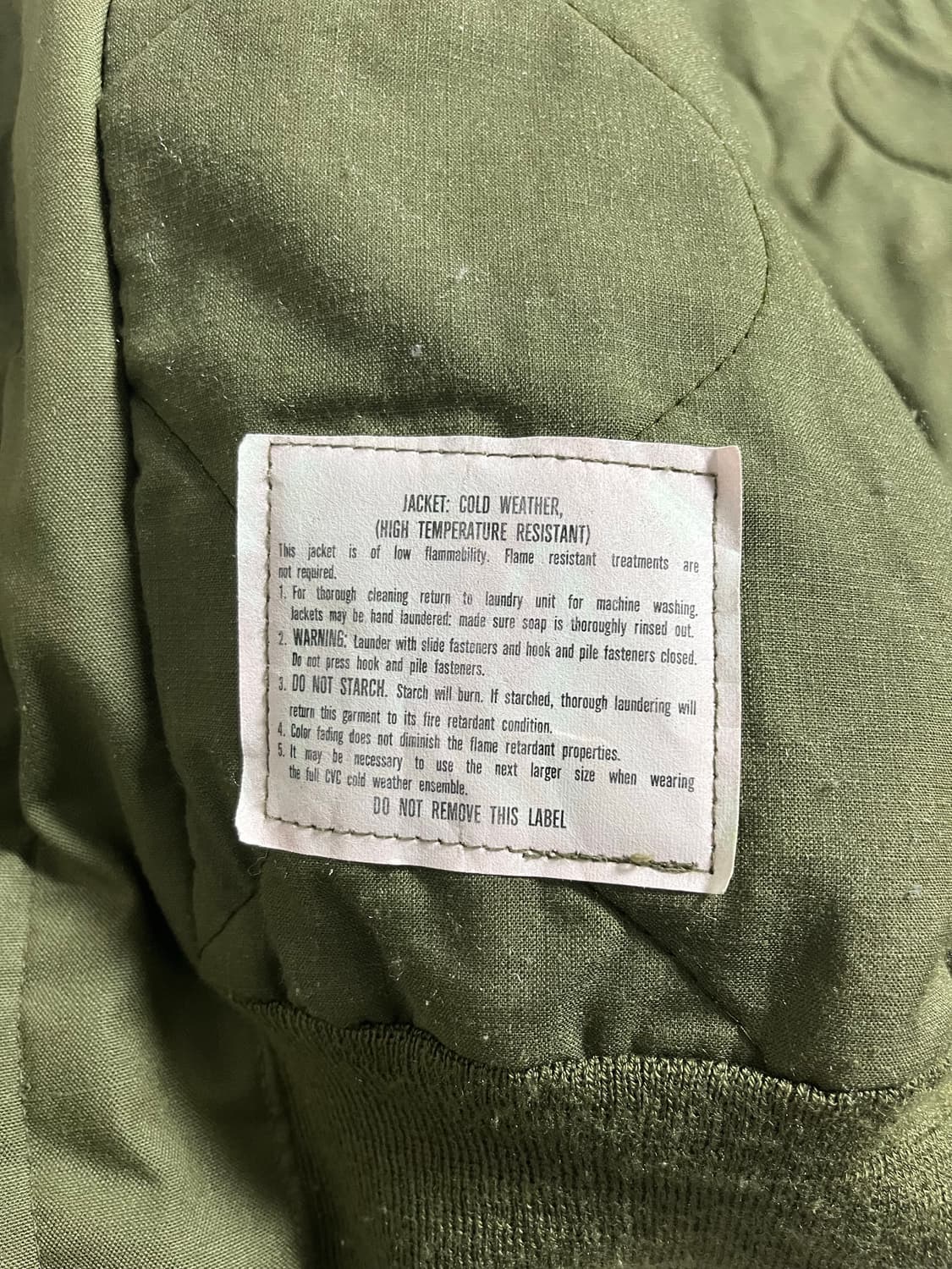 [S-R] 80s 미군 오리지널 cvc 탱커자켓 상품이미지5