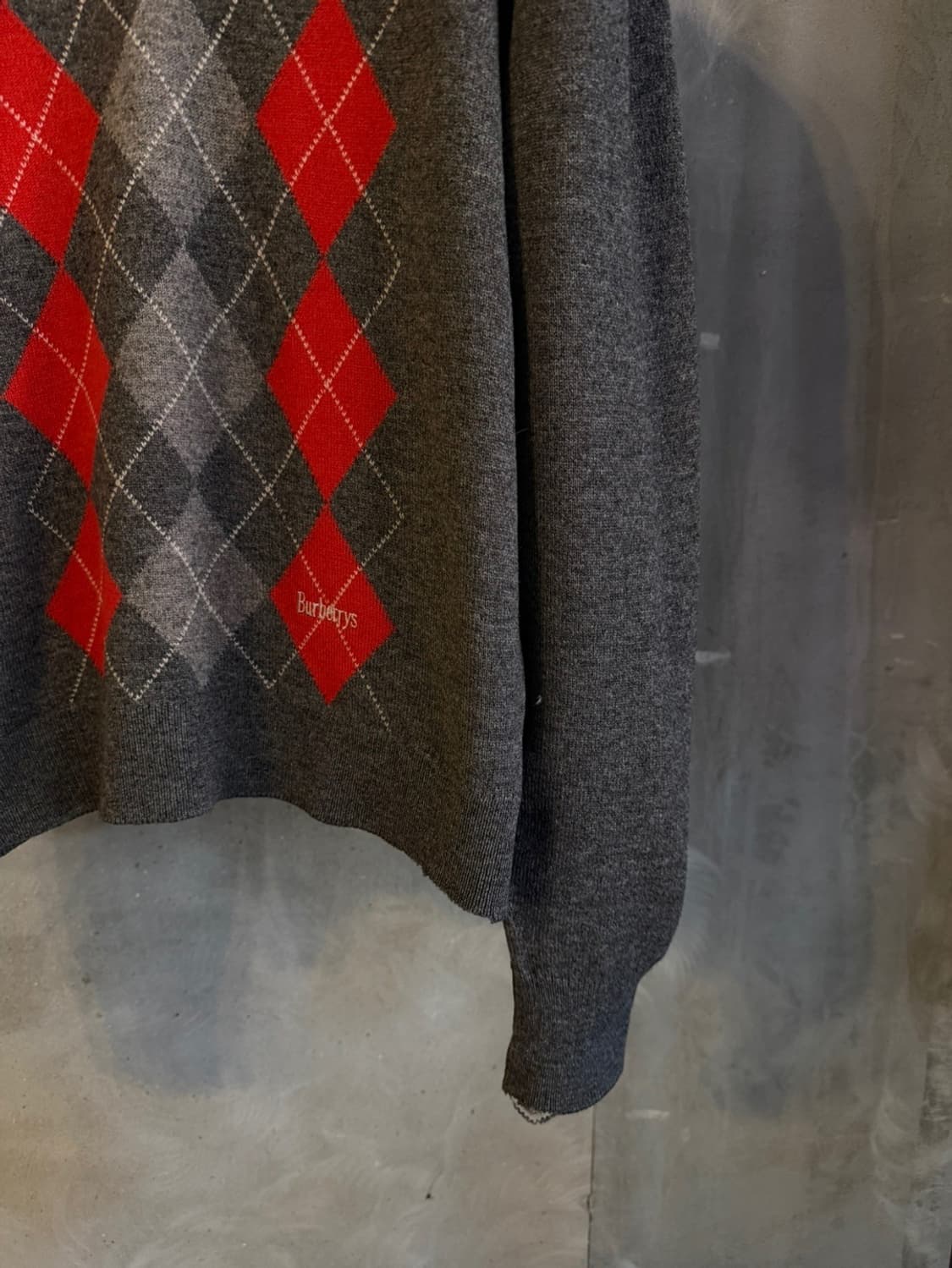 버버리 램스울 아가일 니트 105 상품이미지10