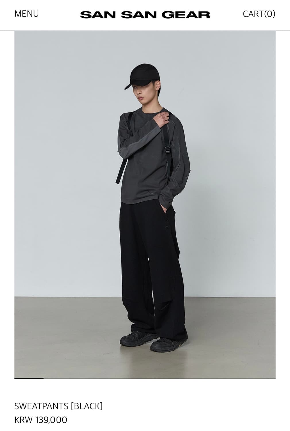 산산기어 26ss 스웻팬츠 상품이미지2