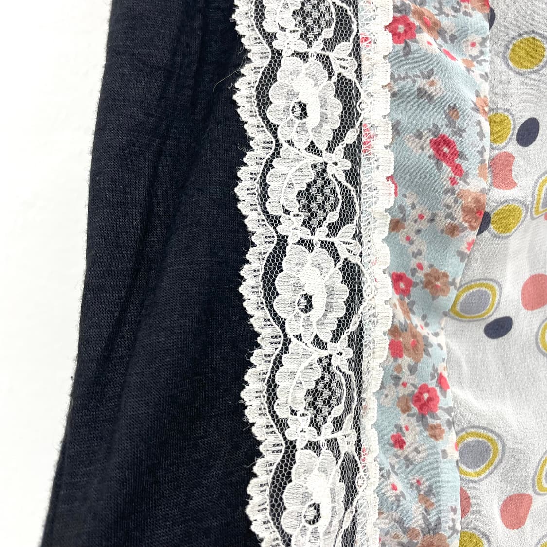 patchwork lace sleeveless 상품이미지3