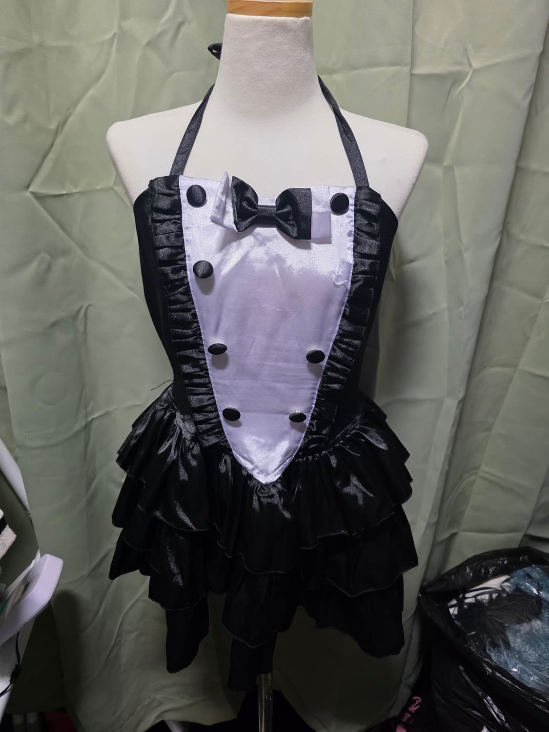 갸루 고스로리 공겜여주 홀터넥 원피스  상품이미지2