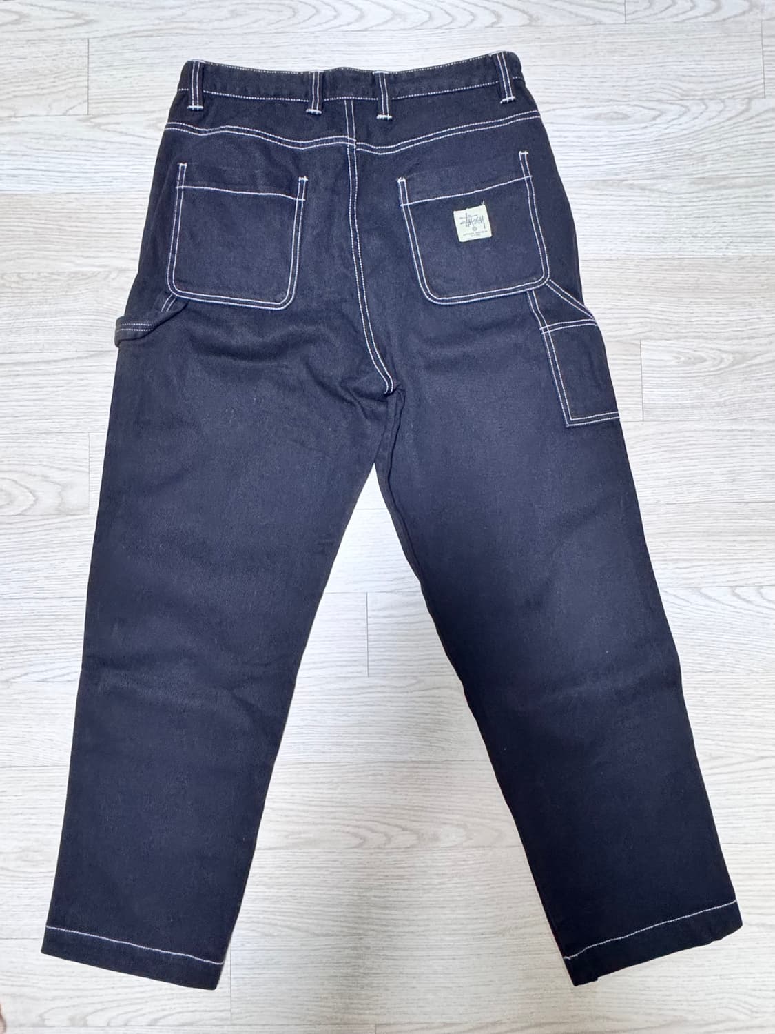 (32)스투시 Stussy 블랙 워크 팬츠 상품이미지3