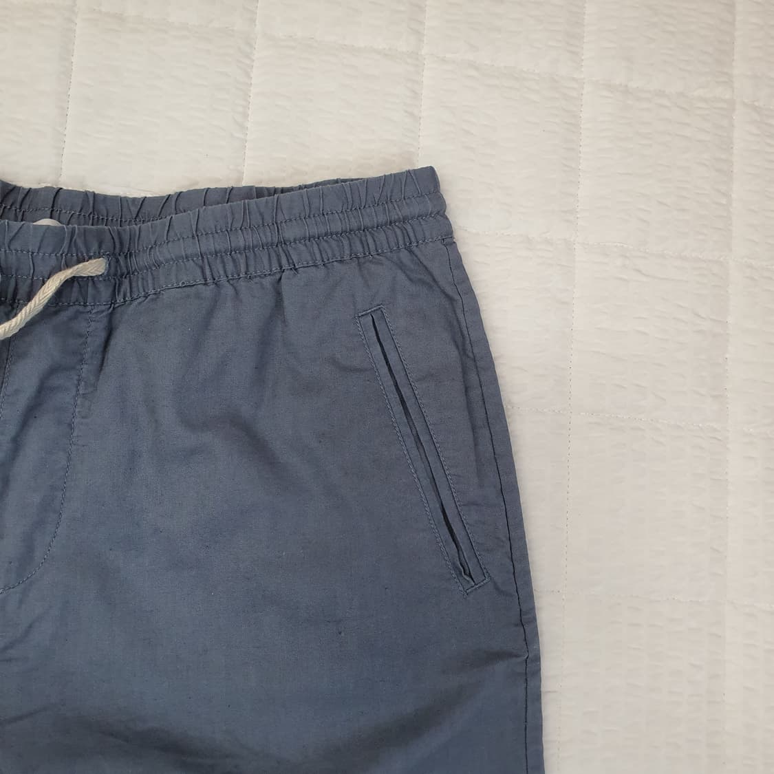 자라 밴딩 린넨 반바지 남자33~34 상품이미지3