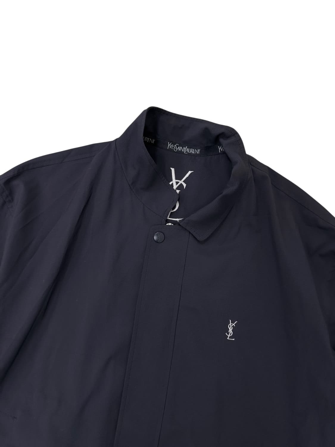 00s YSL 생로랑 나일론자켓 블랙네이비 (L) 상품이미지3