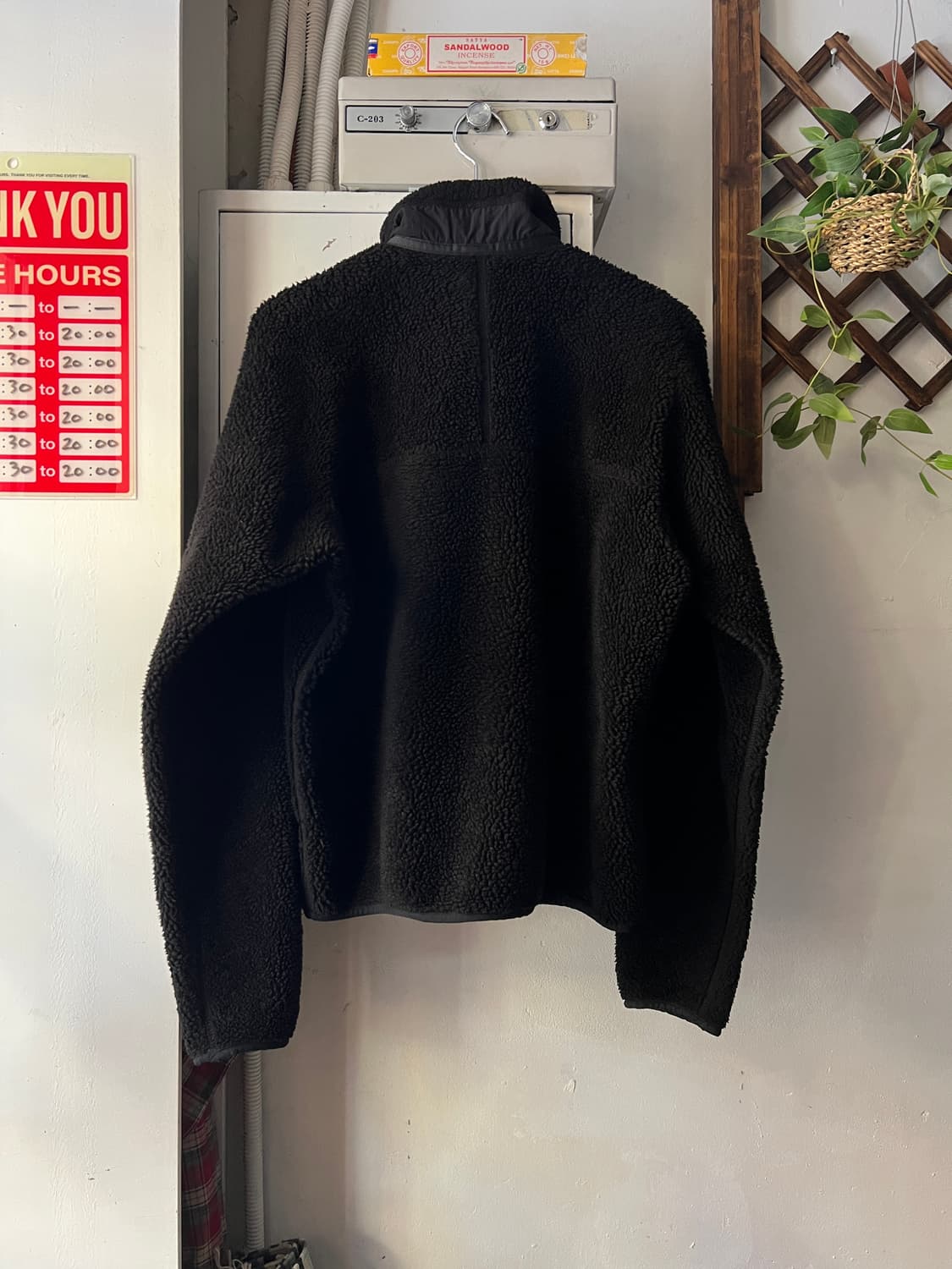 [M]90's 파타고니아 레트로 X Made in USA 블랙 플리스자켓 상품이미지8