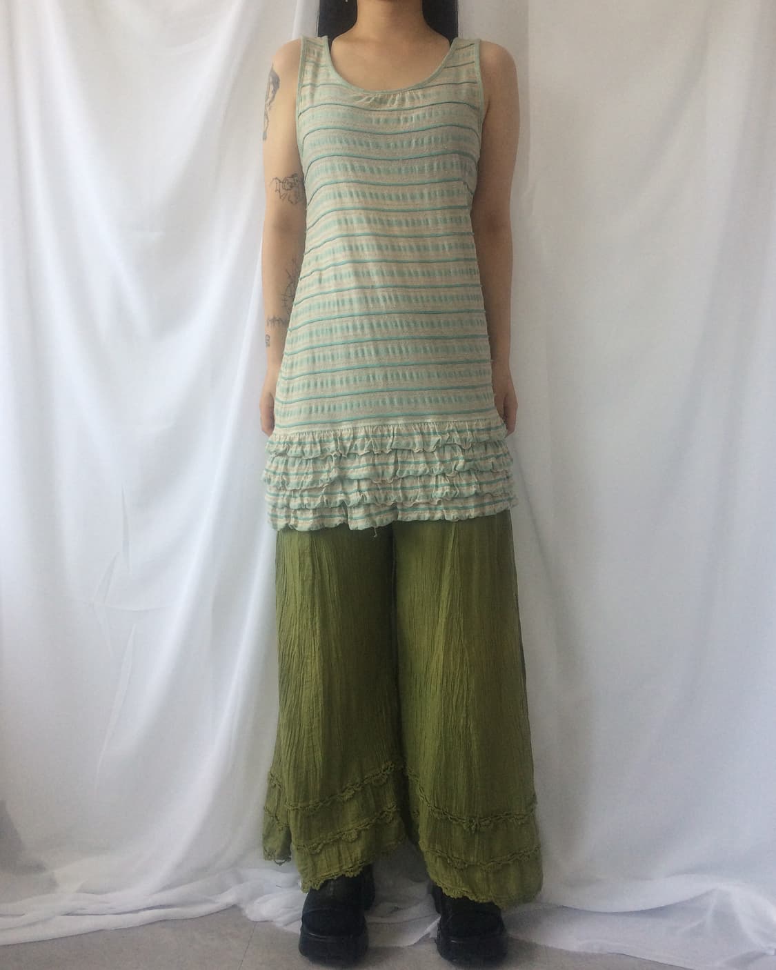 Wide cotton pants 상품이미지4
