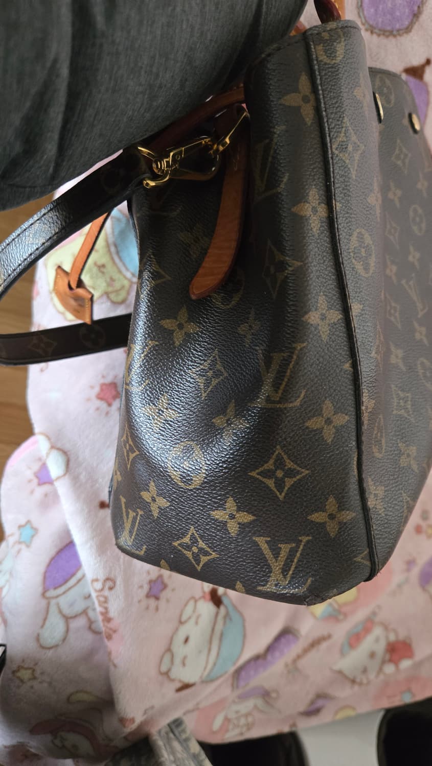 정품) 🤎루이비통 몽테뉴 MM 형태무너짐 없음🤎박스+더스트+종이가방 상품이미지3