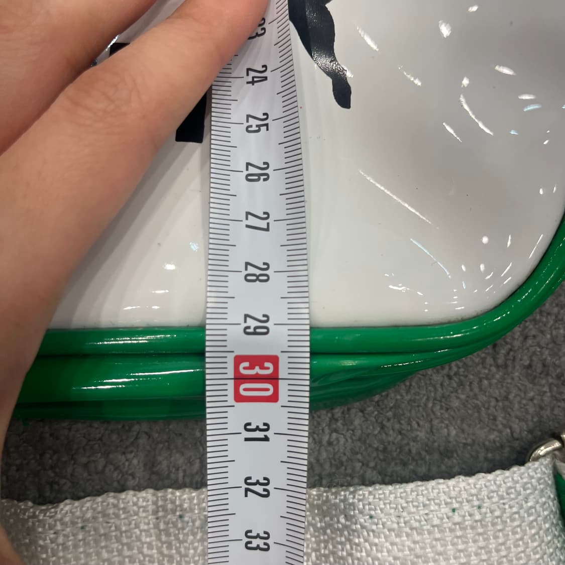 푸마 그린/화이트 에나멜 크로스백 상품이미지6