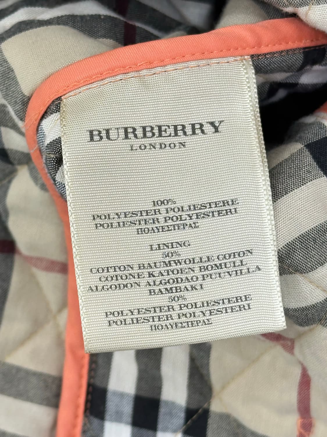 버버리 퀼팅 자켓 상품이미지7