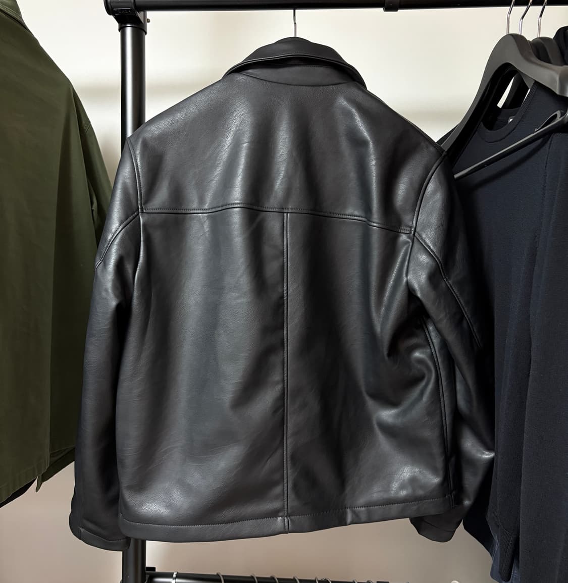 H&M 코티드 셔츠 재킷 레귤러핏 상품이미지2