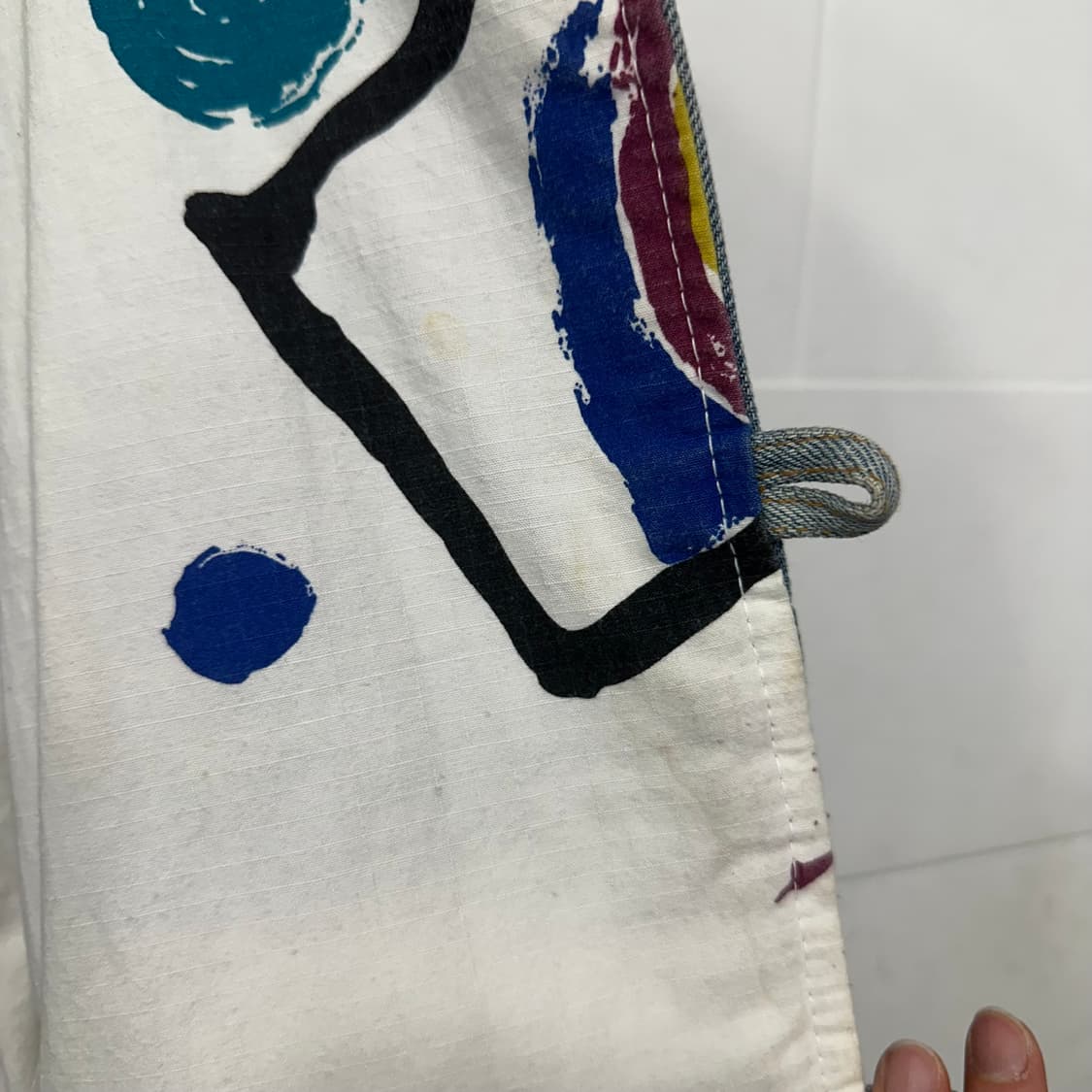 리워크 패치 데님 자켓 상품이미지5