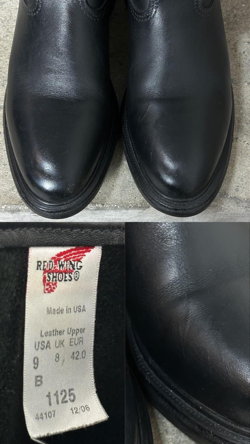 00's OG USA Made 레드윙 1125 페코스 웨스턴 부츠 상품이미지9
