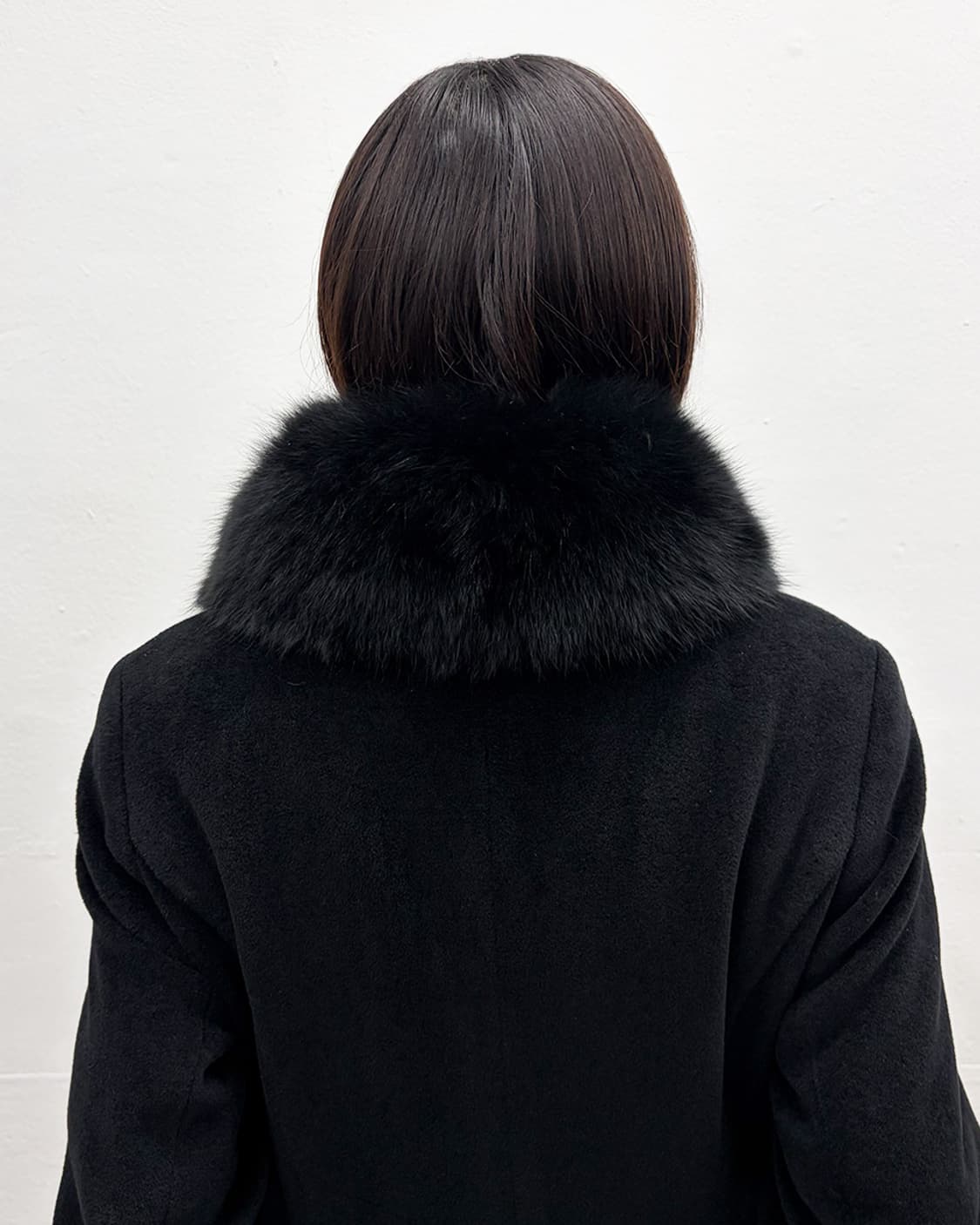 빈티지 퍼 트리밍 앙고라 코트 상품이미지5