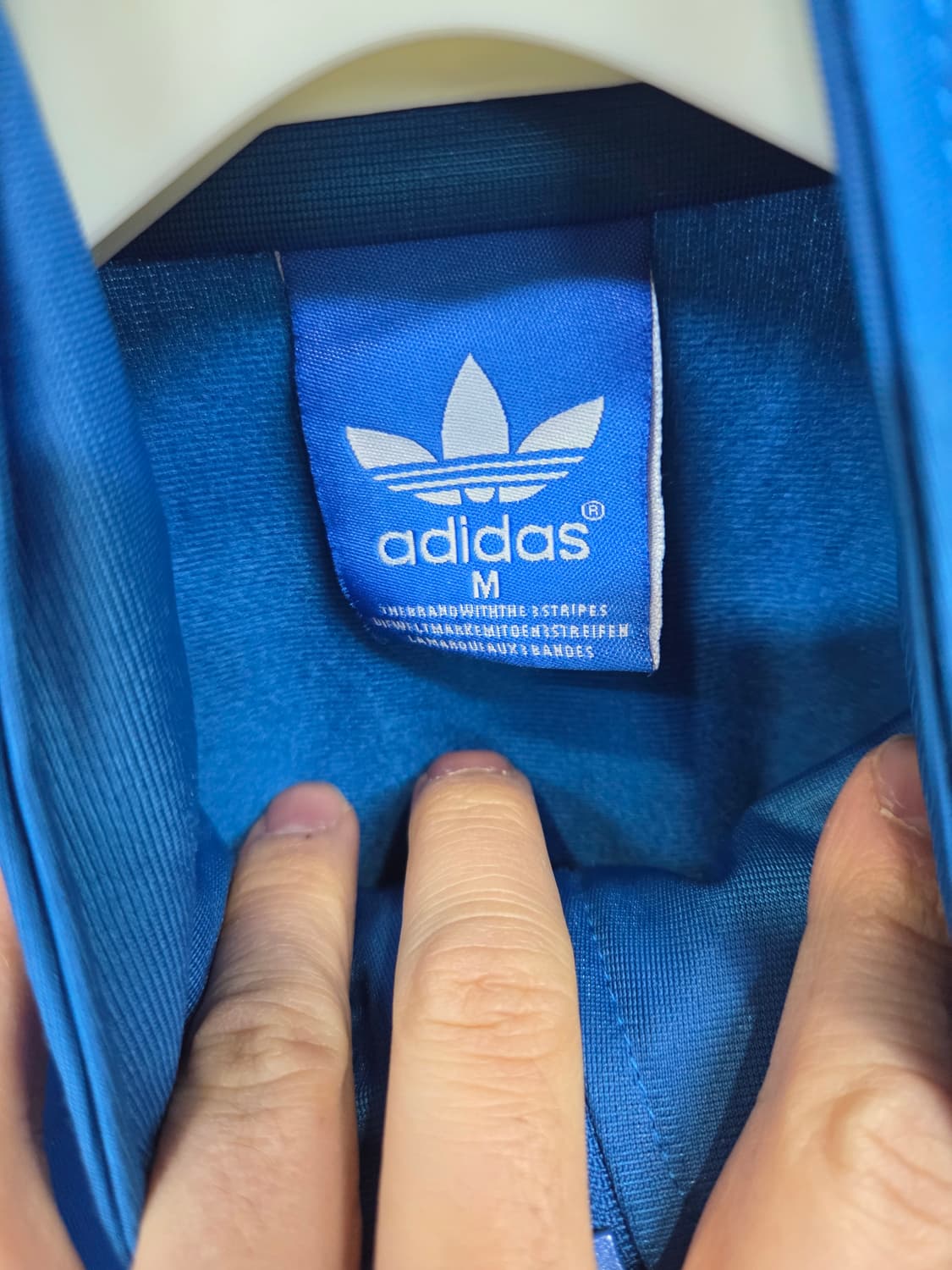 아디다스 파이어버드 트랙탑 져지 블루오렌지 m 상품이미지3