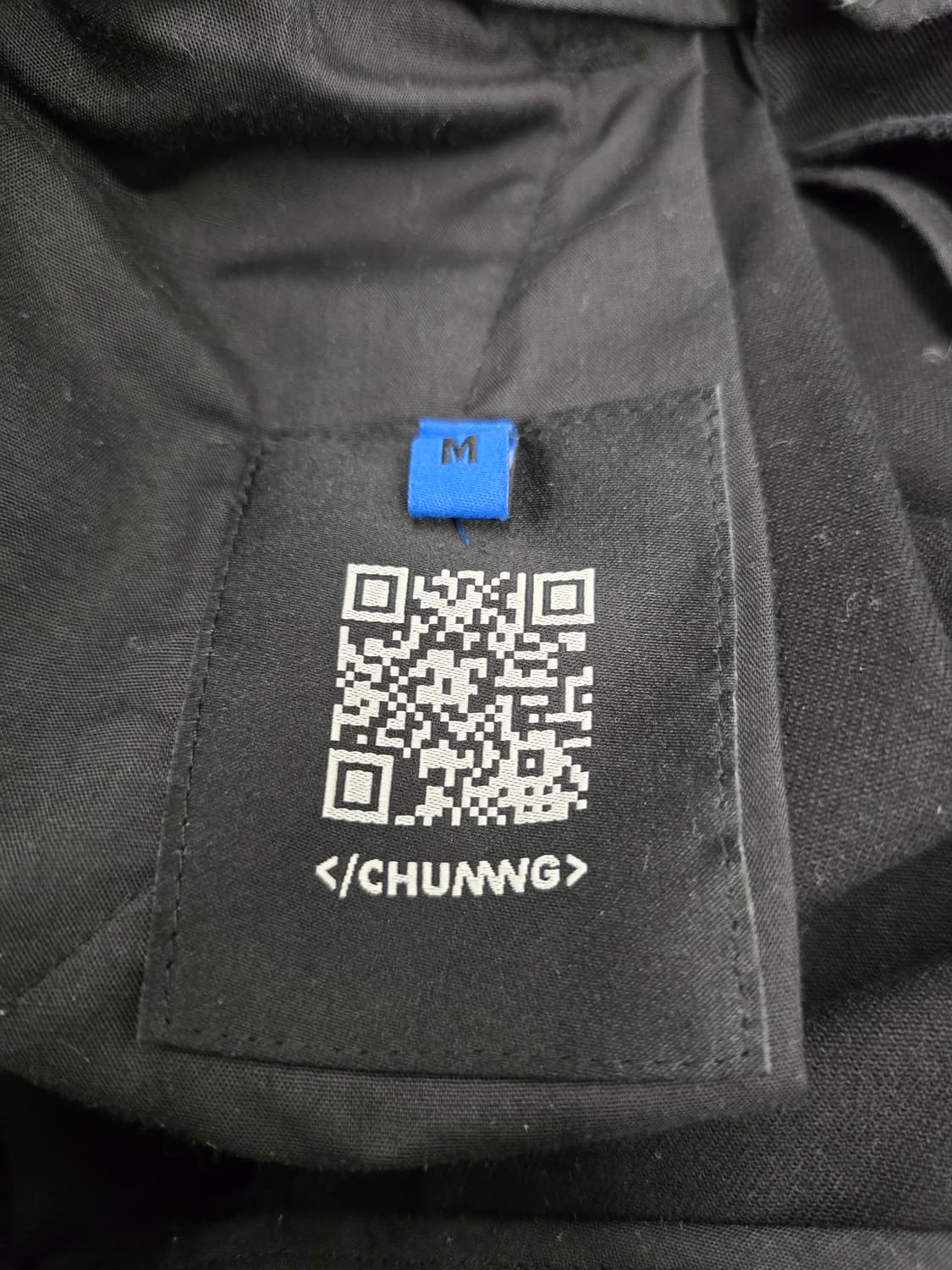 엔엔엔원 코딩프린팅 와이드 코튼 블랙팬츠.  싸이즈30
 상품이미지7