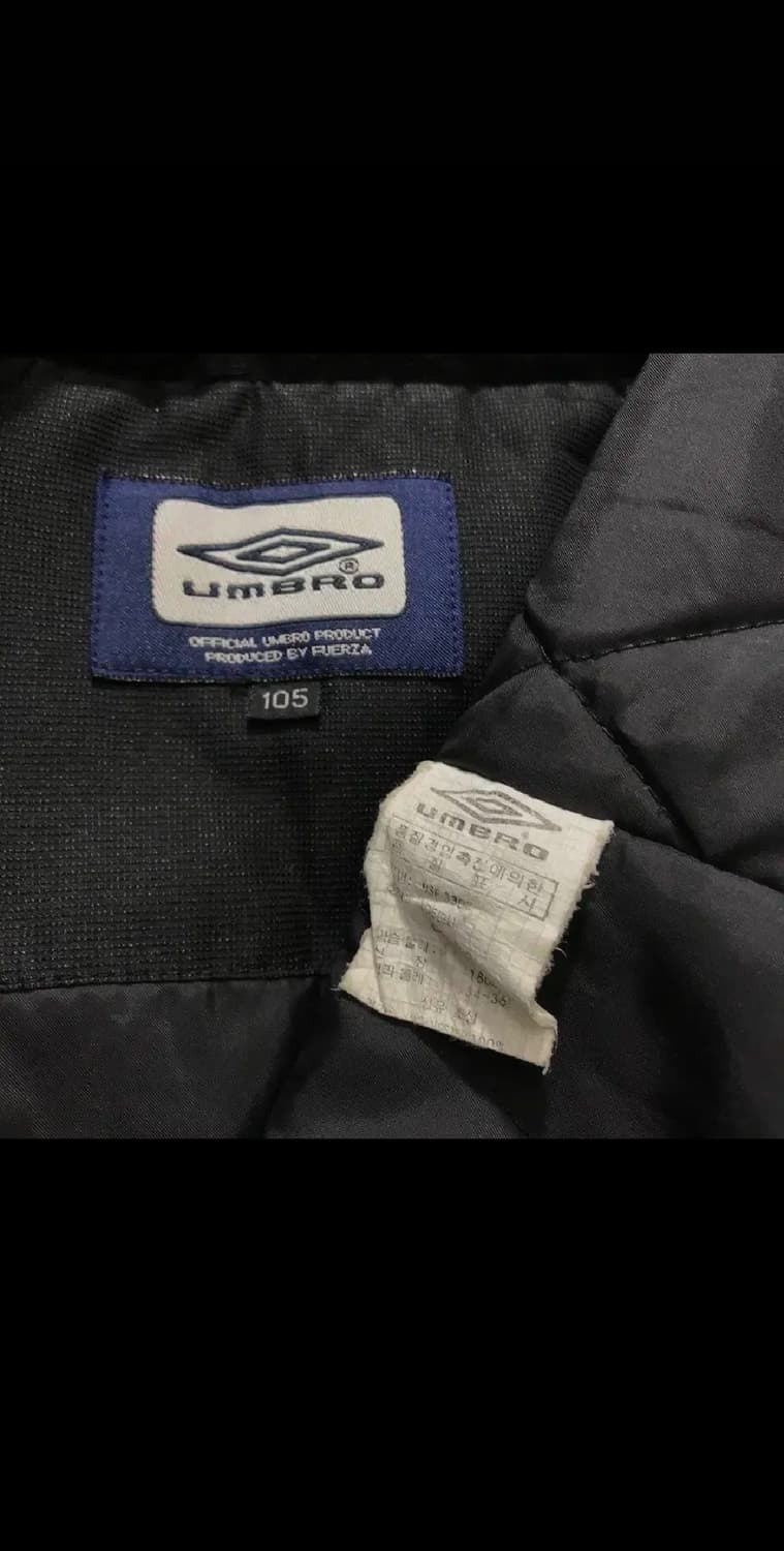 [[XL, 공용] 엄브로 (UMBRO) 올드스쿨 사이드라인 누빔안감 자켓 상품이미지6