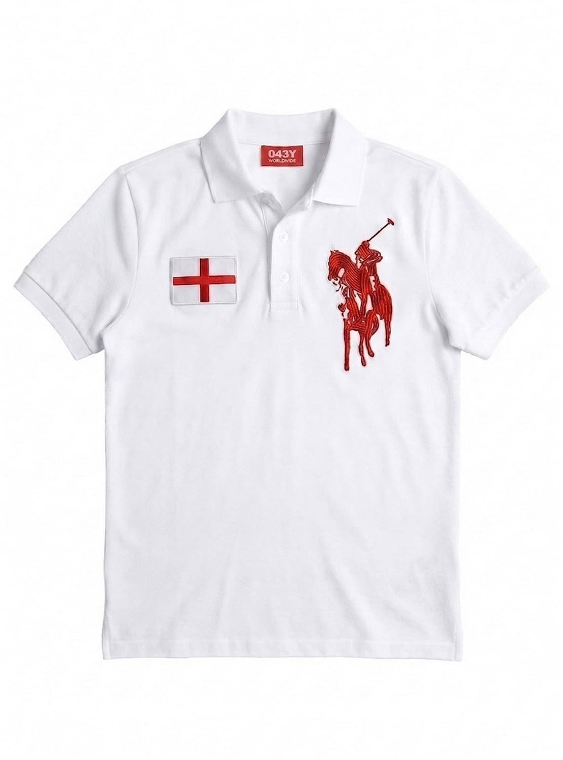 George Cross Cropped Polo Shirt 1사이즈 상품이미지1
