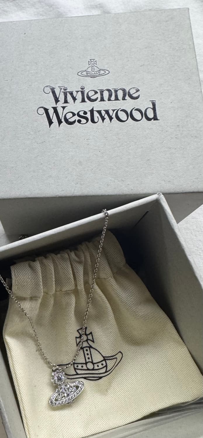 비비안웨스트우드 나르시사 실버 목걸이 상품이미지3