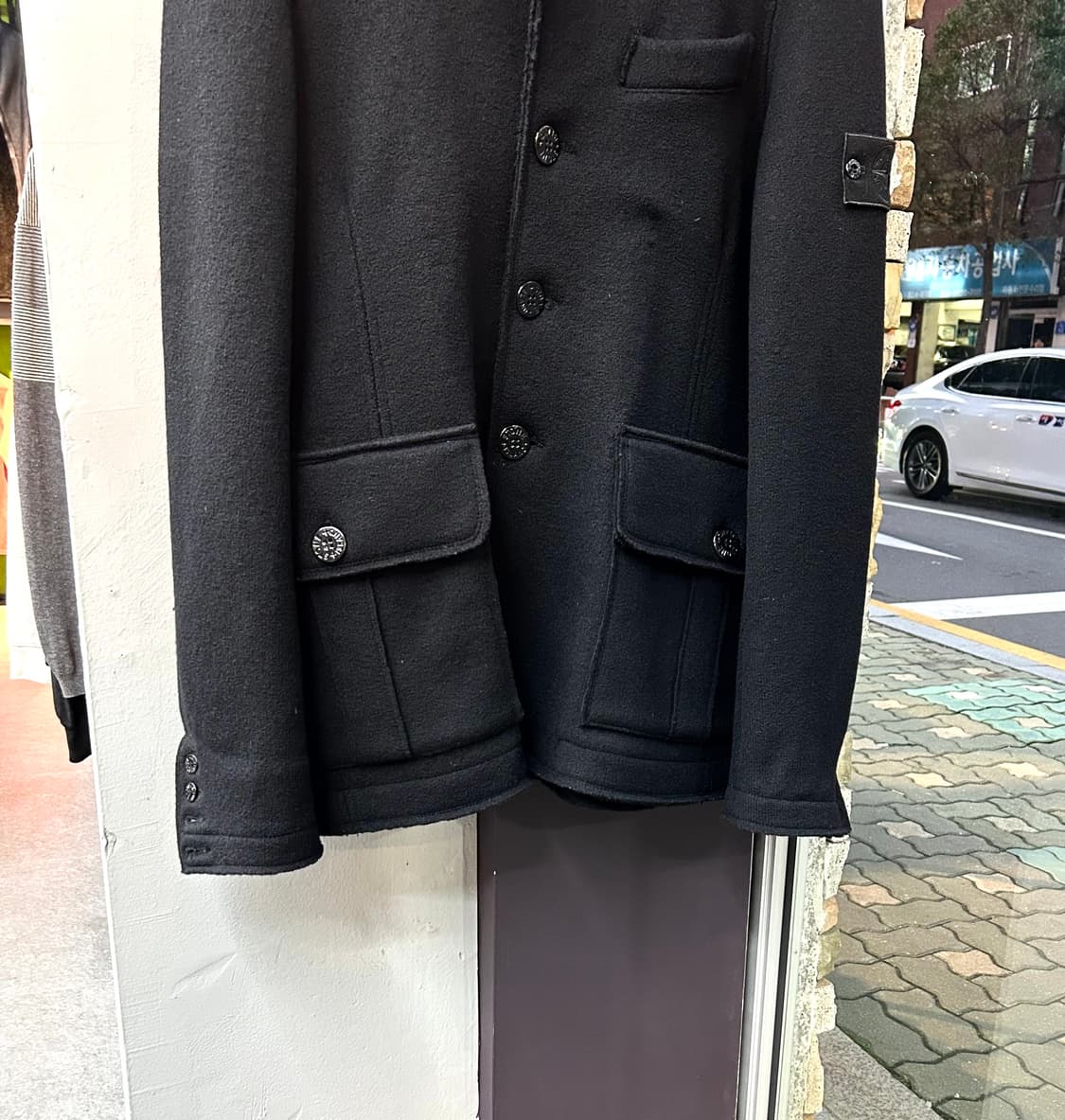 L/ 스톤아일랜드 10AW 견장 코트 자켓 상품이미지4