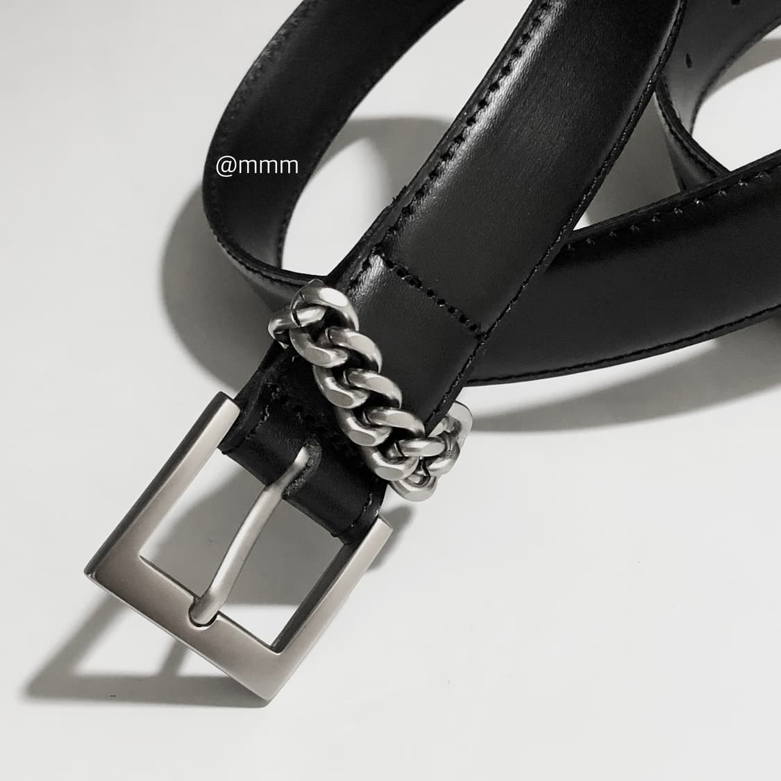 [Unisex] 체인 올드머니 모던 가죽벨트 상품이미지9