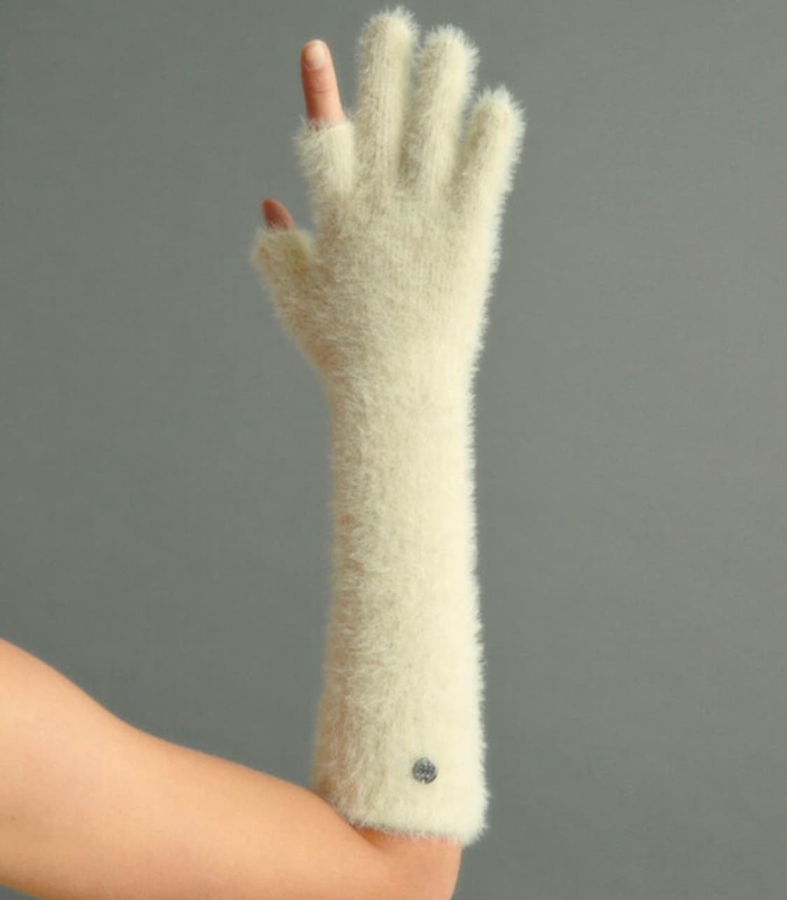 펀프롬펀 퍼지 니트 롱 장갑 상품이미지2