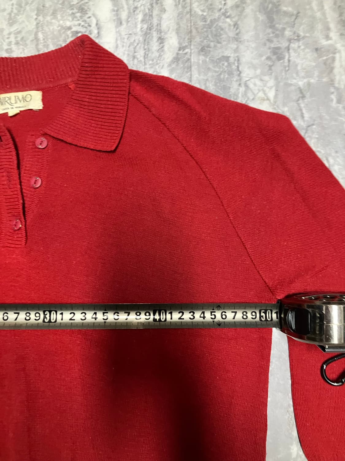 일본빈티지 Mirumo 올드스쿨아메카지 혁오풍 카라니트스웨터 상품이미지2