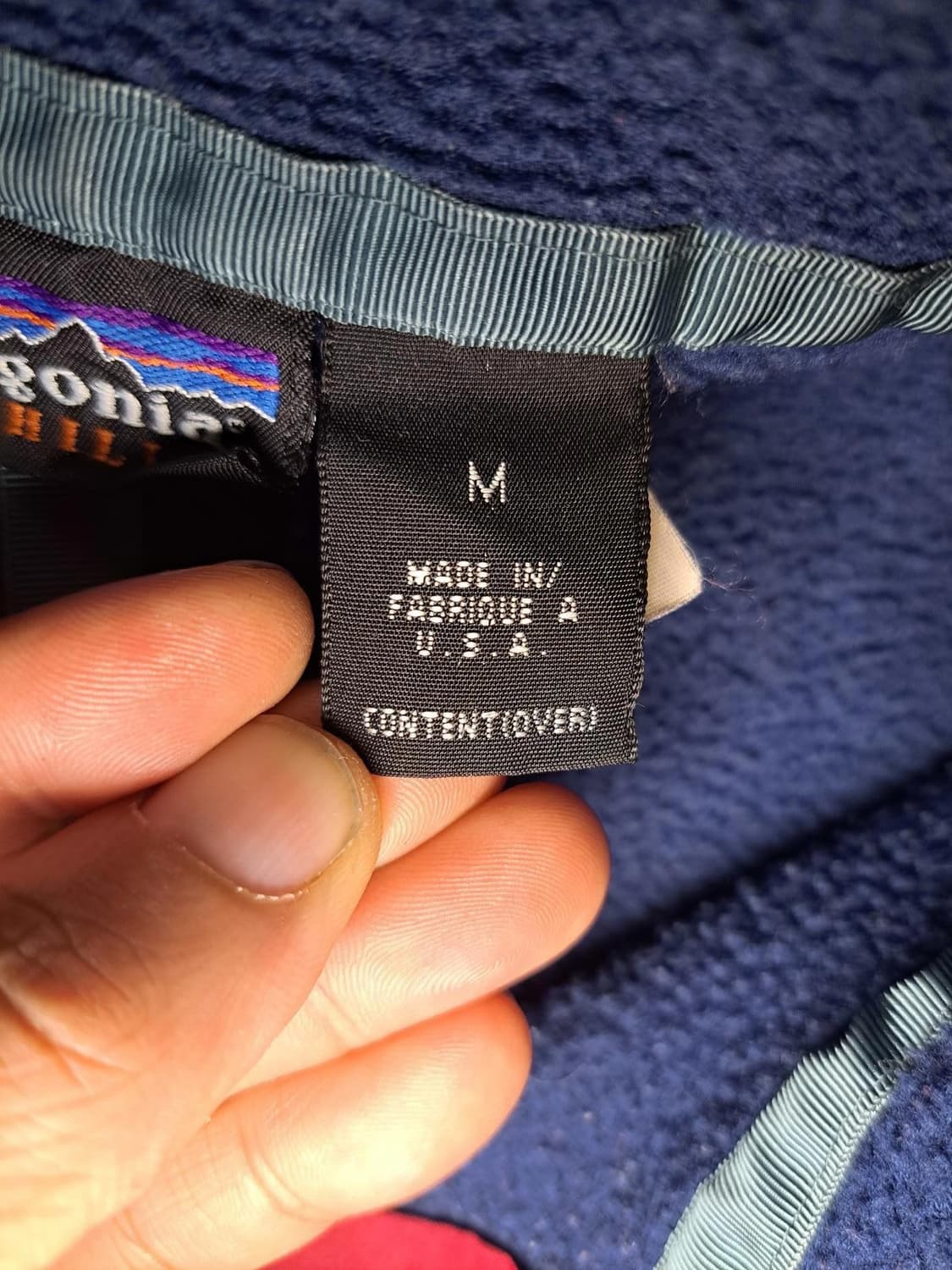 11FW 파타고니아 신칠라 스냅-T 플리스 네이비 네이비 포켓 상품이미지4