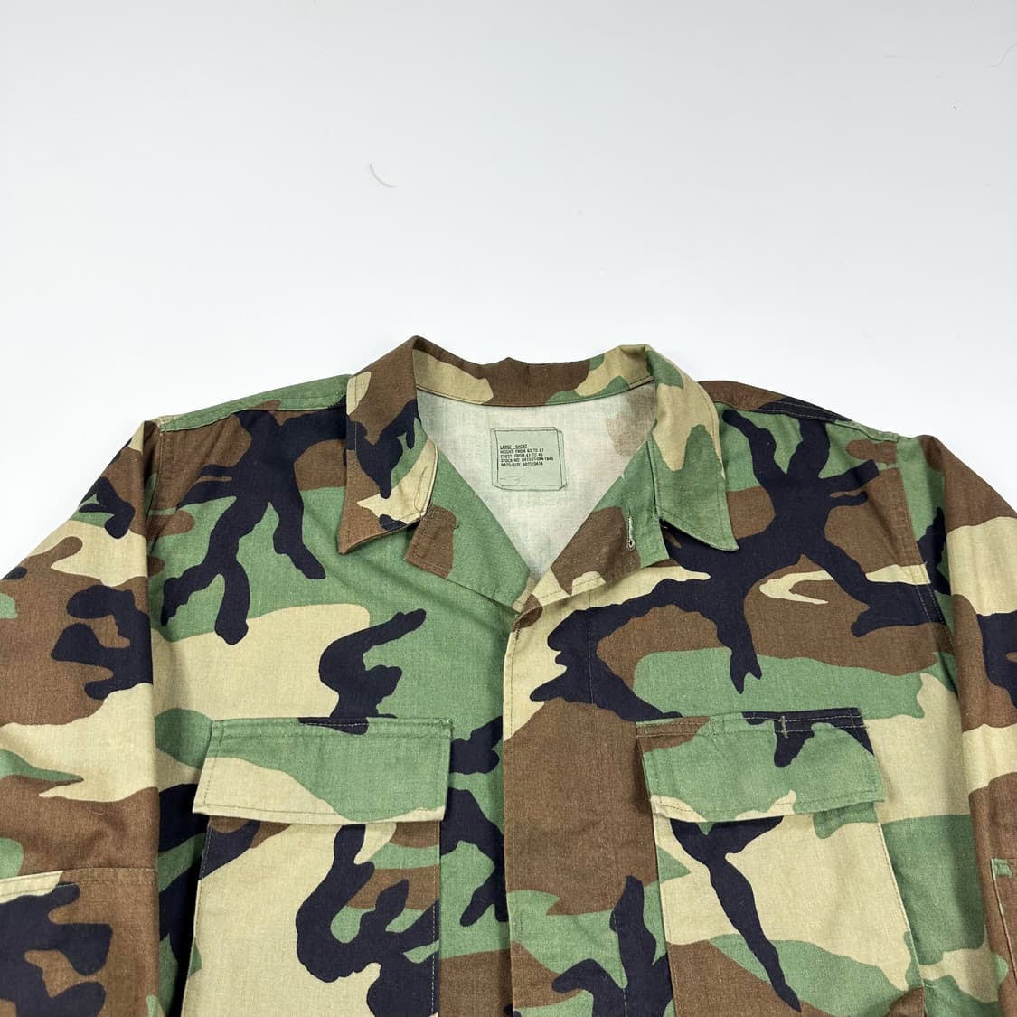 오리지널 US 밀리터리 미군 우드랜드 자켓 L-S 상품이미지2