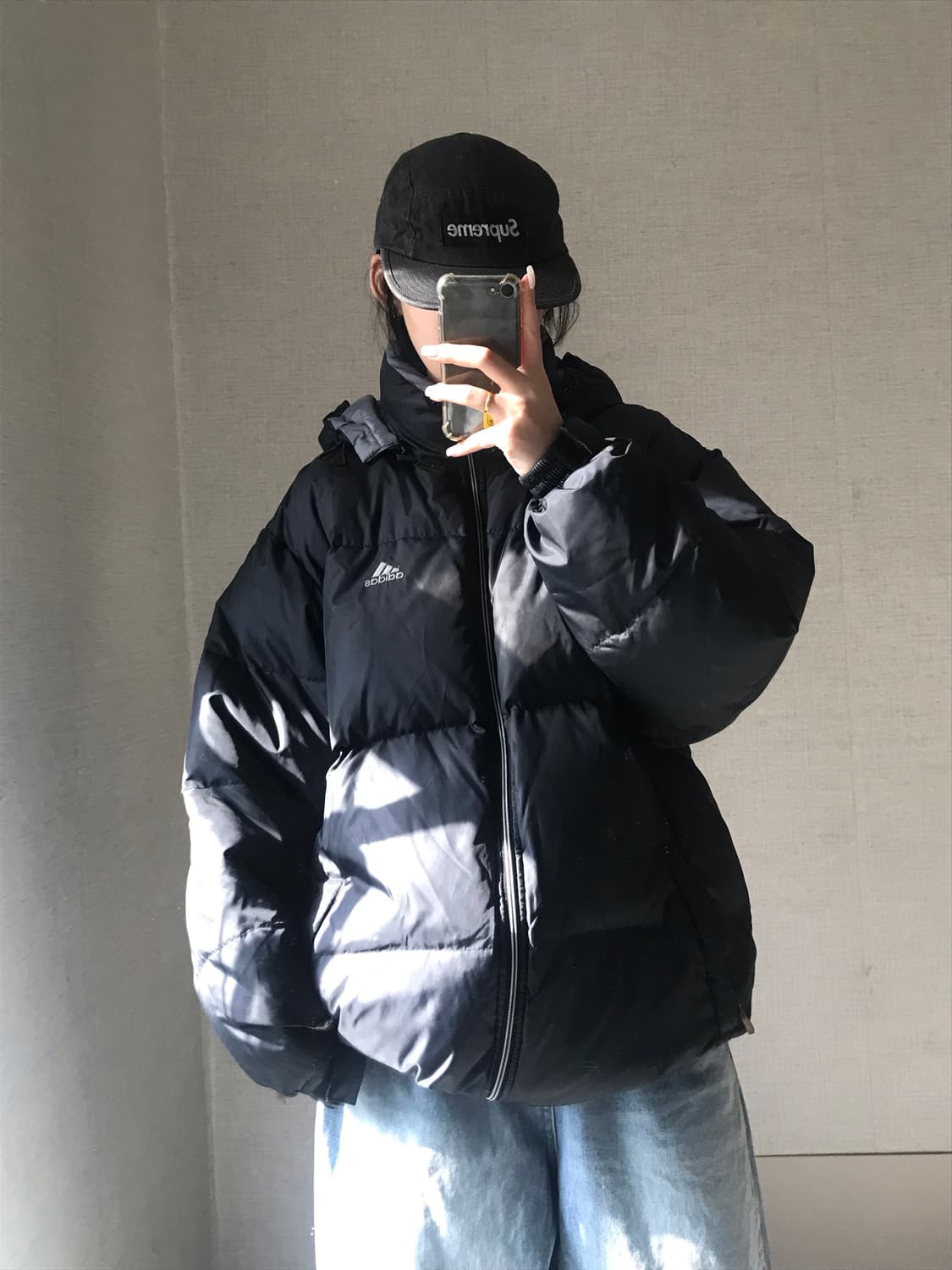 아디다스 블랙 패딩 상품이미지3