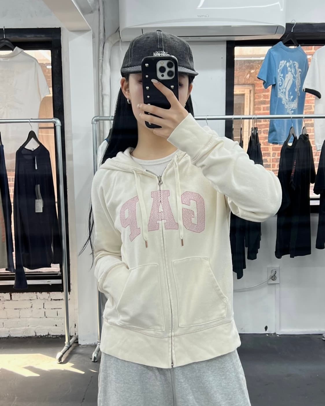 GAP 갭 글리터 후드집업 상품이미지2