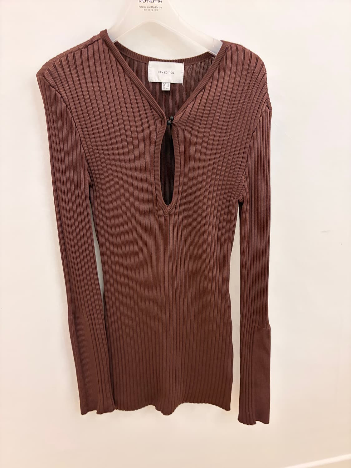 H&M EDITION 리브드 니트 브라운 상품이미지7