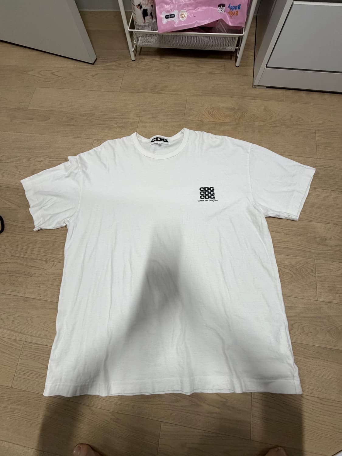 꼼데가르송 cdg 반팔 오버핏m 상품이미지3
